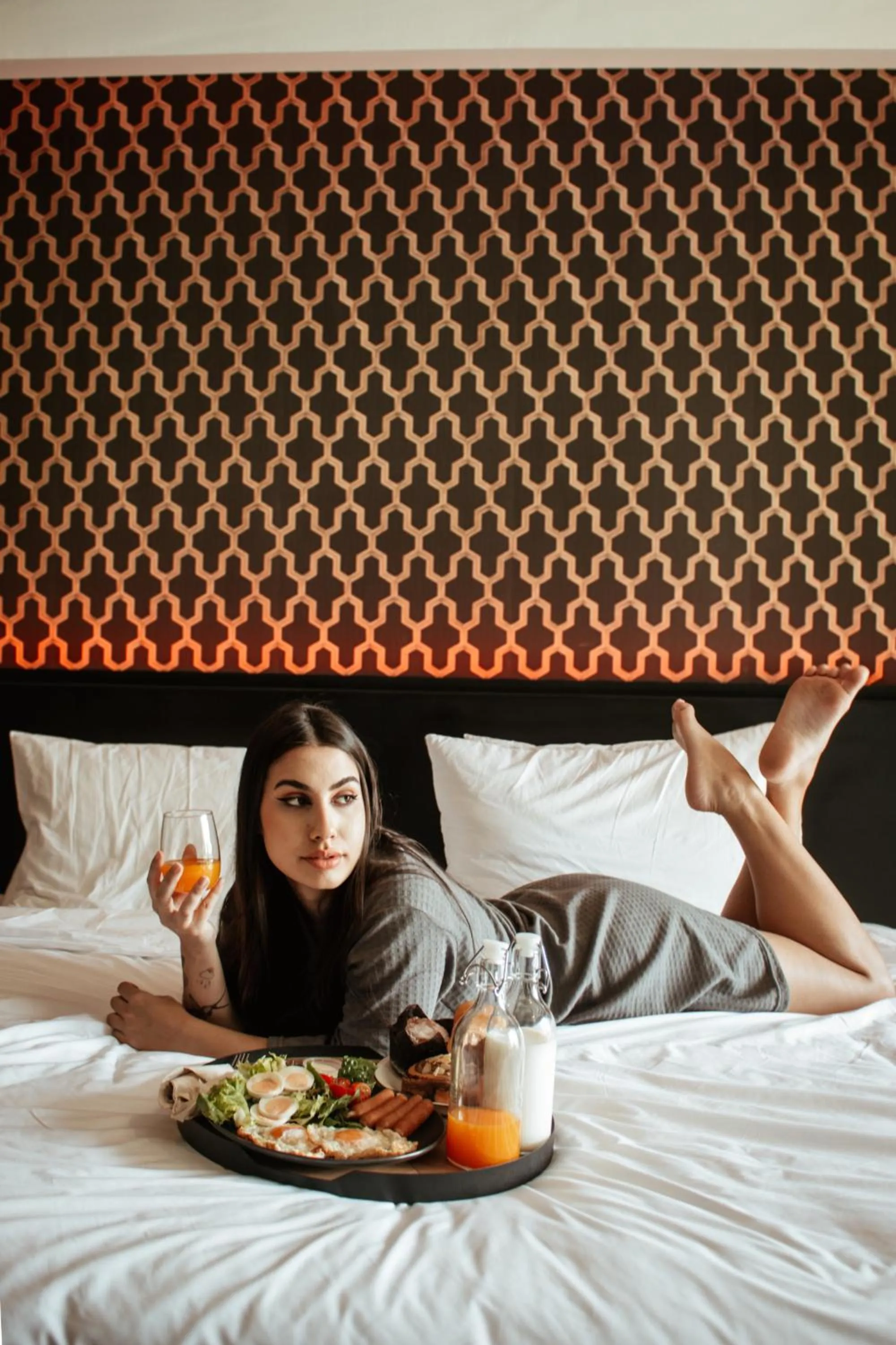 Bed in G Boutique Silom Hotel