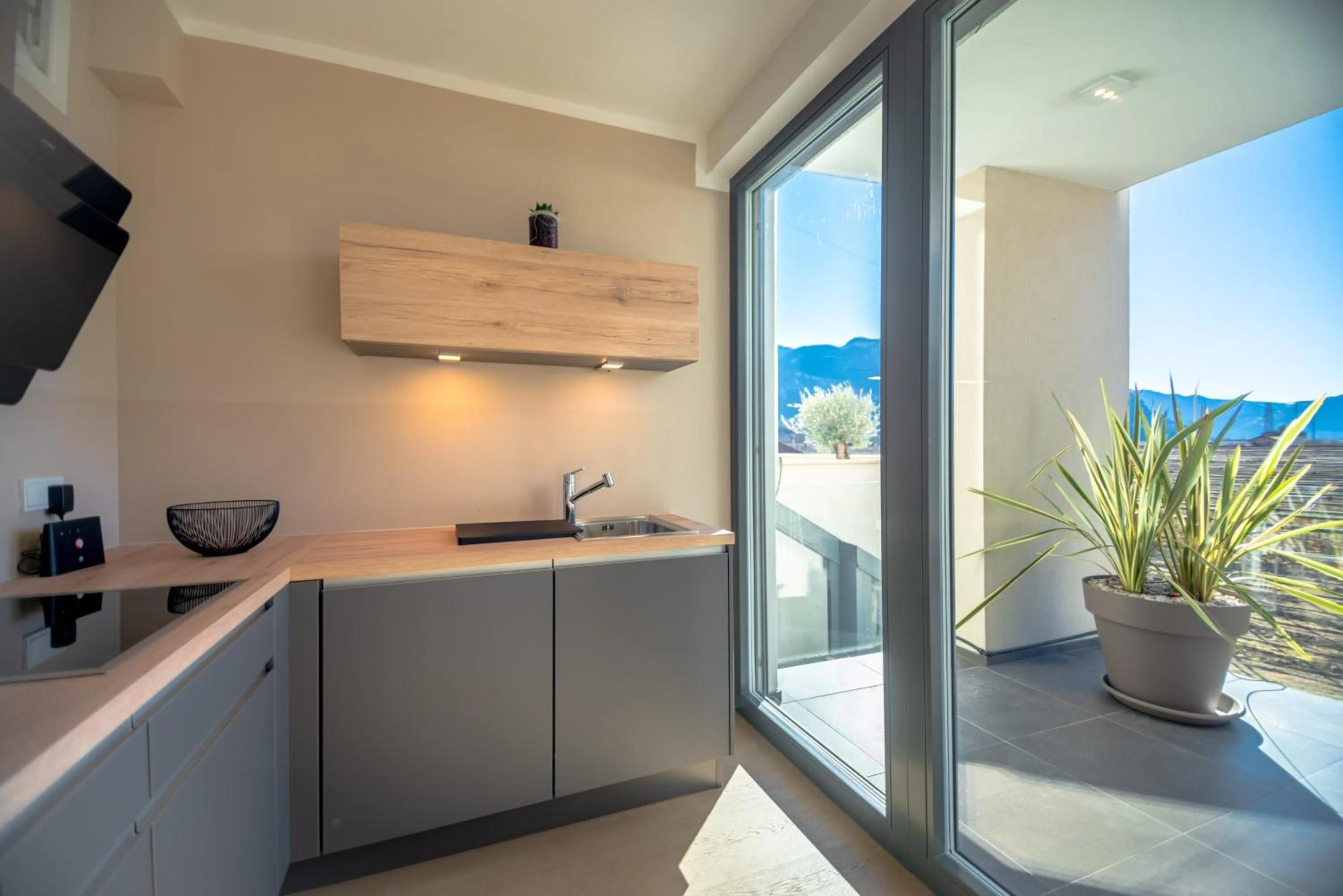 Kitchen or kitchenette in Chalet Agave