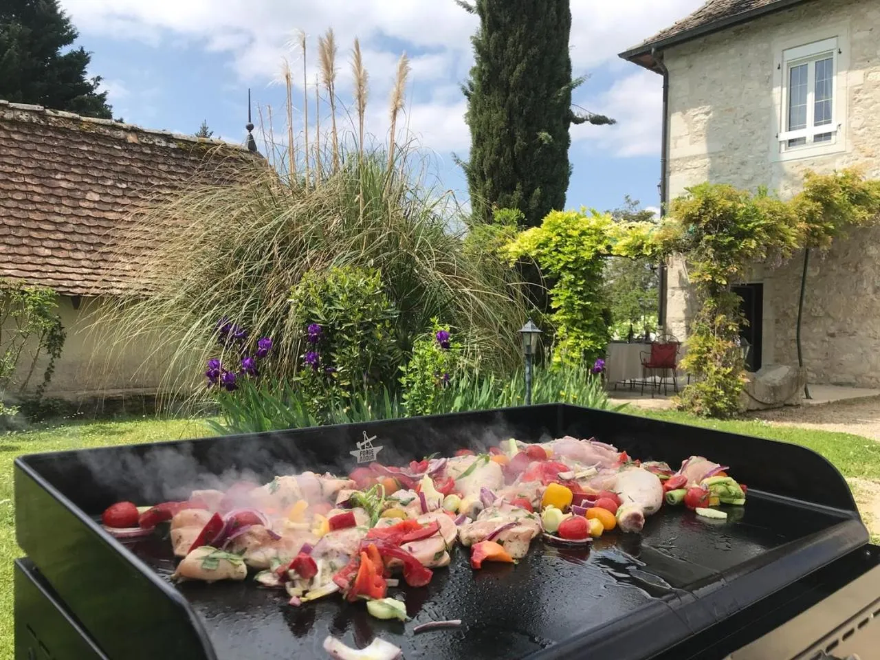 BBQ facilities in Domaine du Manoir