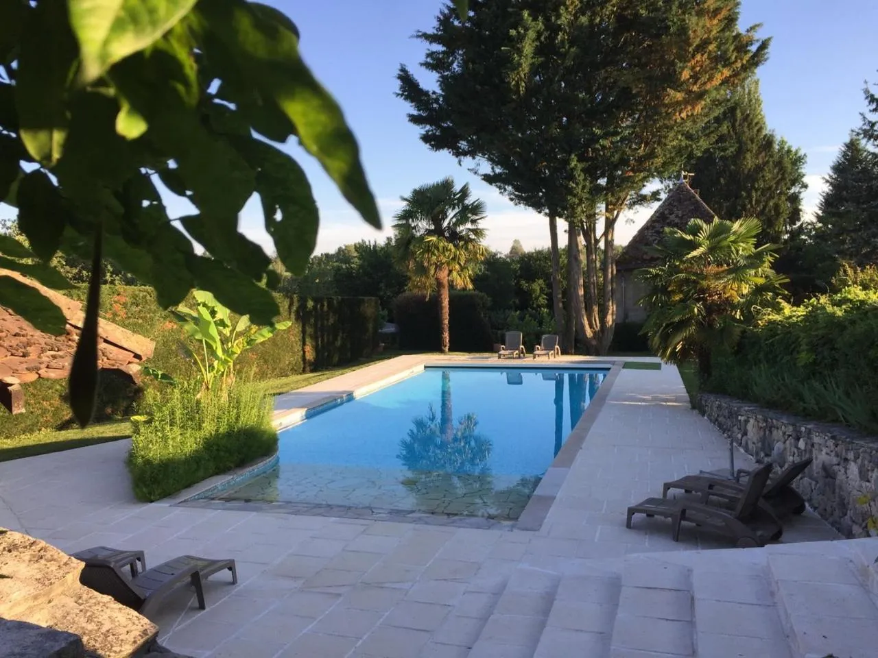 Swimming pool in Domaine du Manoir