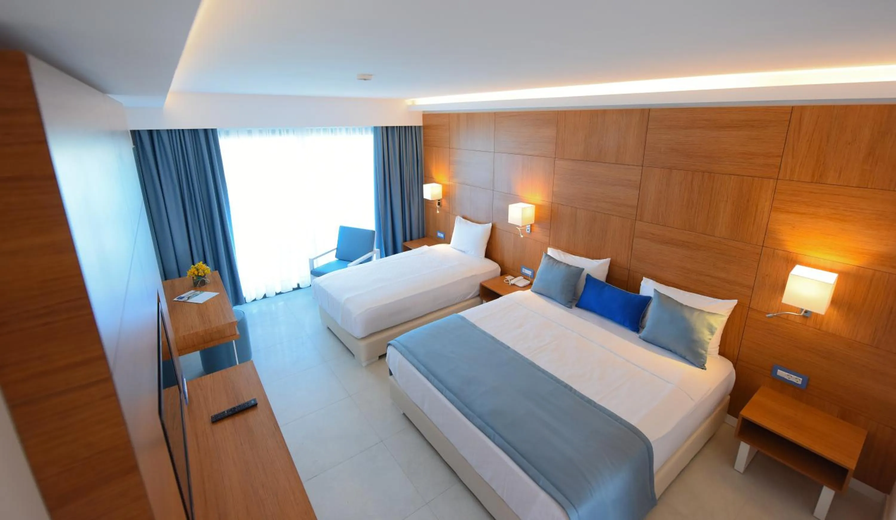 Bed in INFINITY BY YELKEN AQUAPARK&RESORTS KUŞADASI