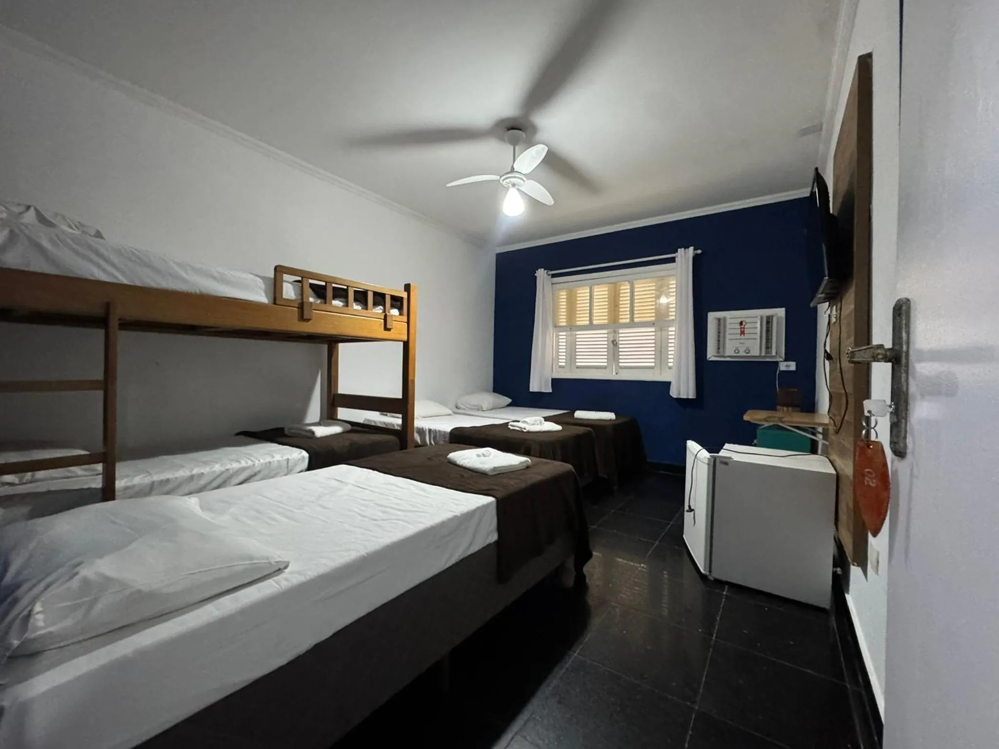 Bed in Pousada Hotel Canto dos Mares