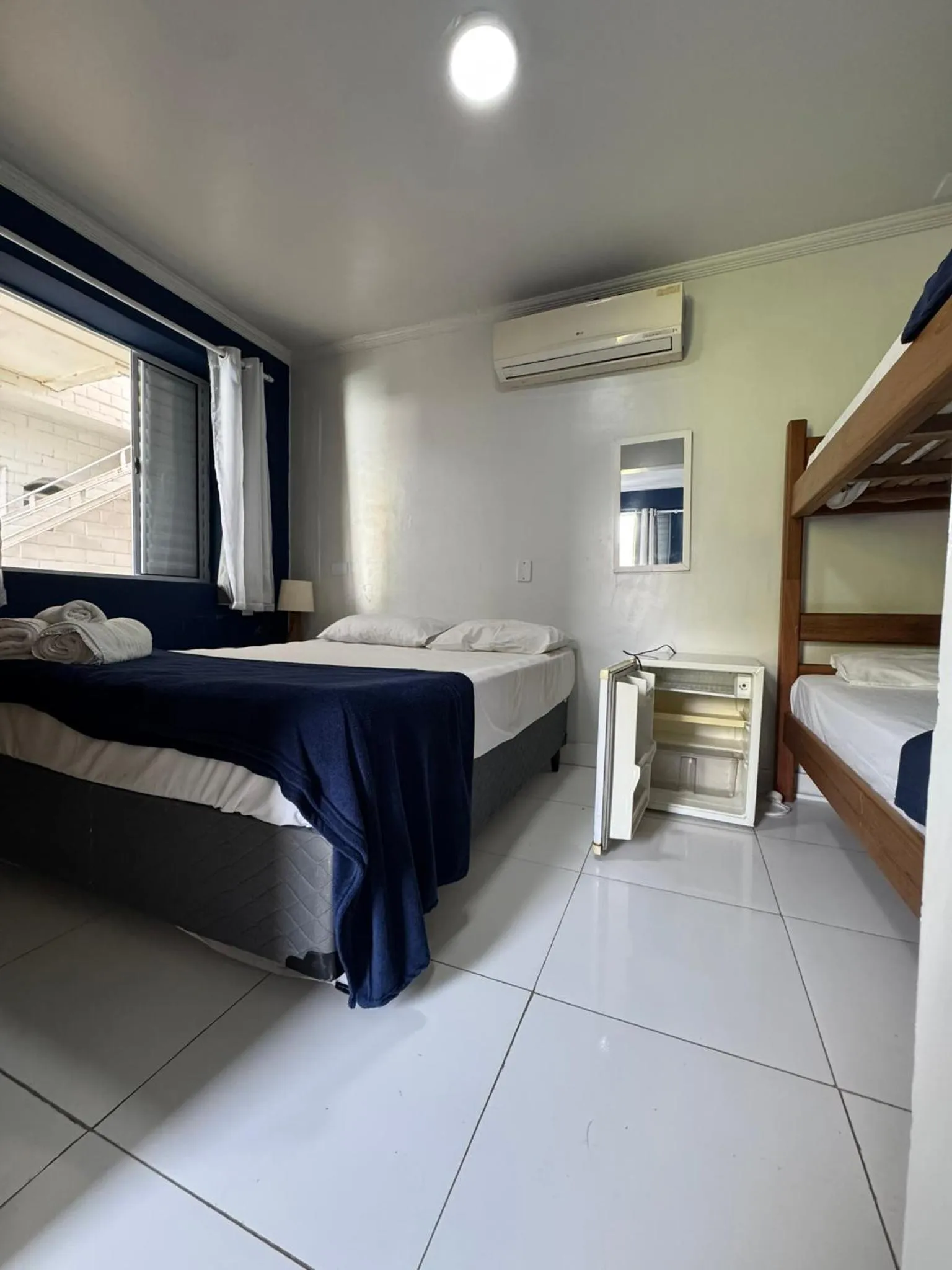 Bed in Pousada Hotel Canto dos Mares