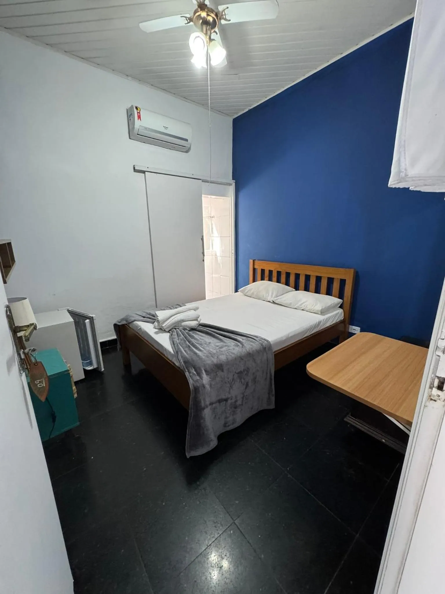 Bed in Pousada Hotel Canto dos Mares