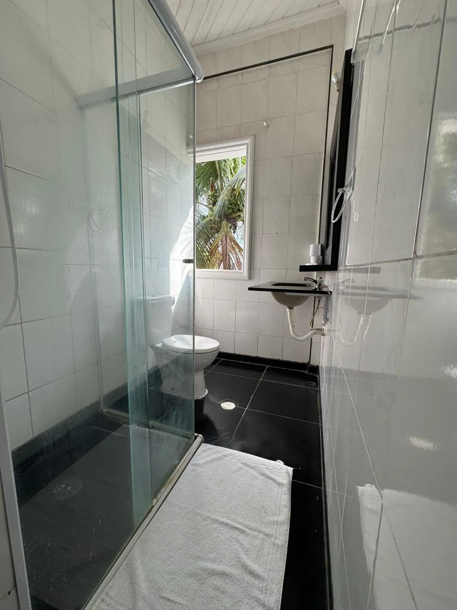 Bed in Pousada Hotel Canto dos Mares