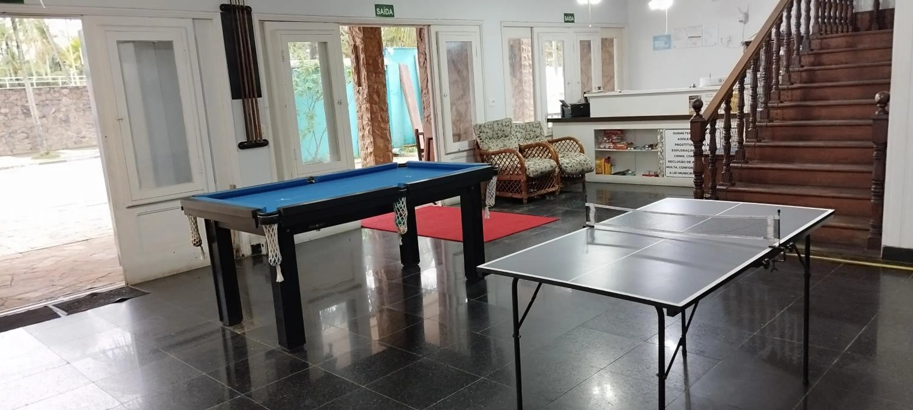 Game Room in Pousada Hotel Canto dos Mares