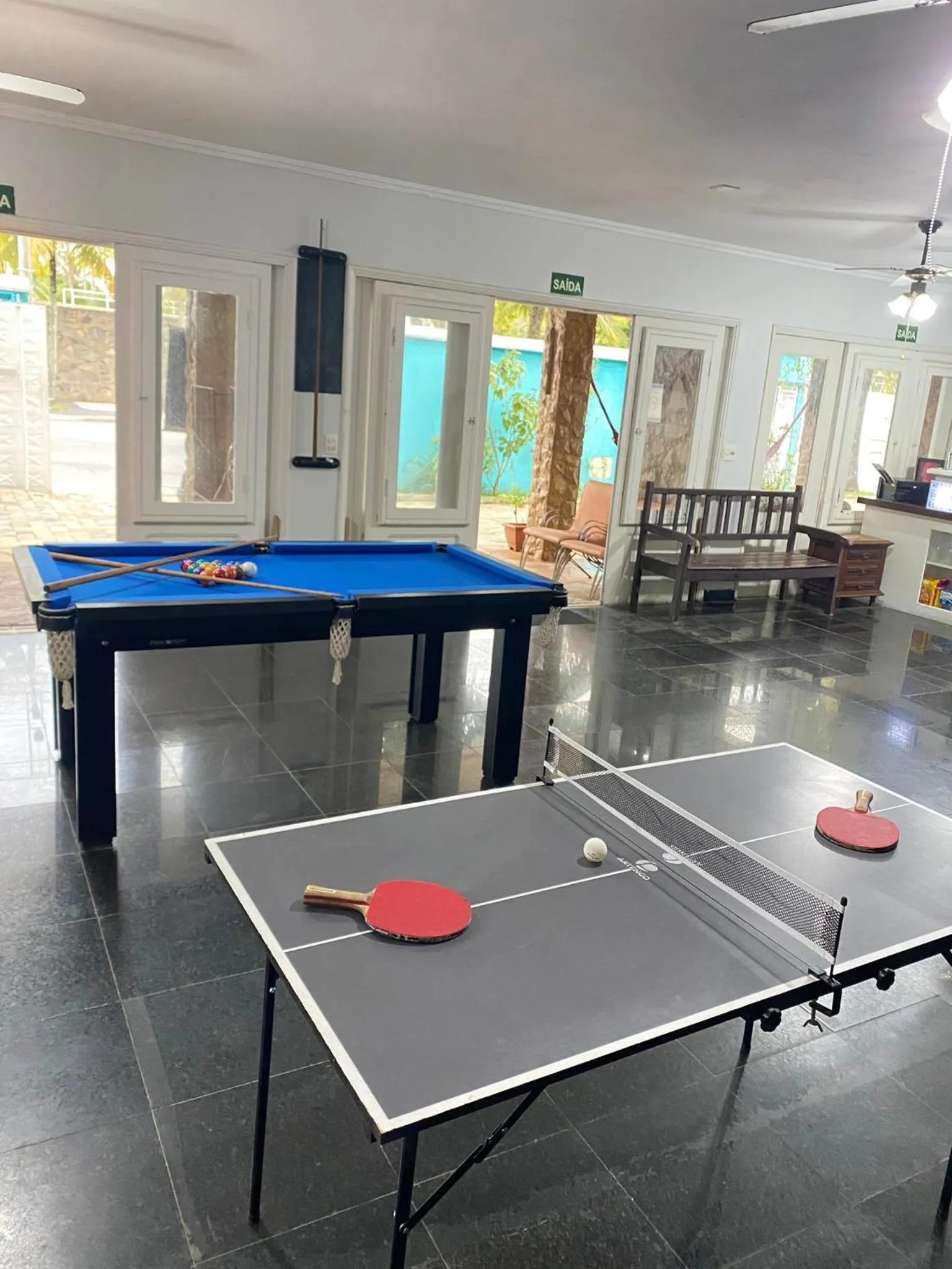 Game Room in Pousada Hotel Canto dos Mares