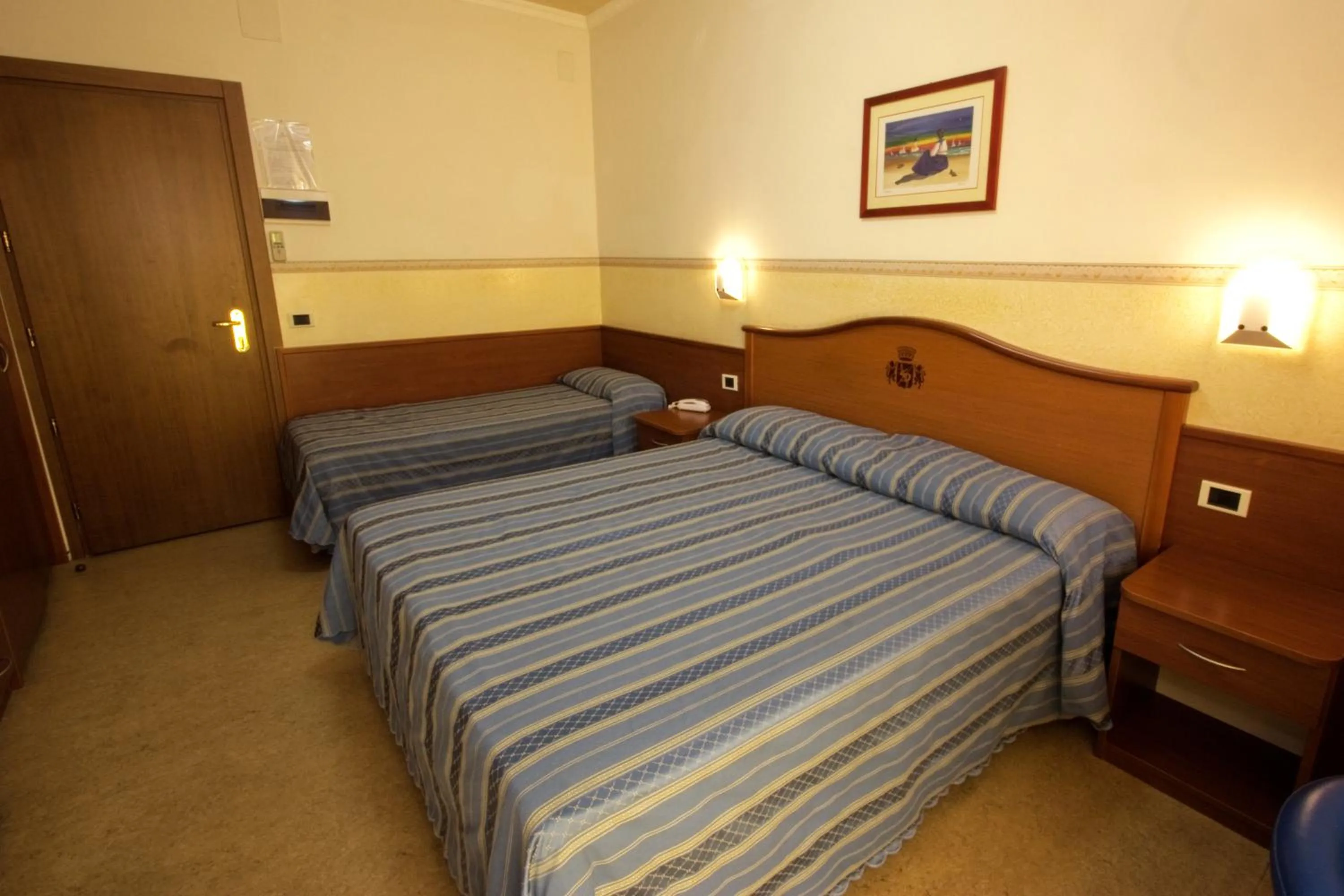 Bed in Hotel Solarium