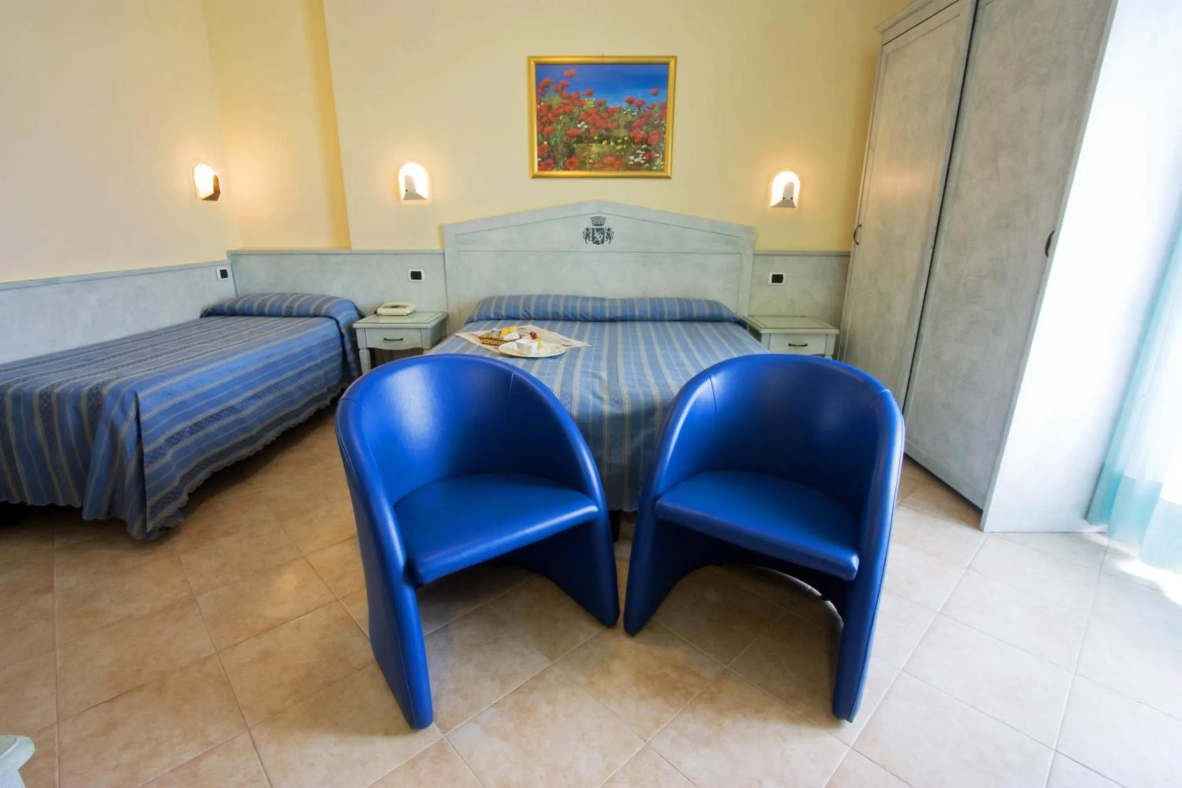 Bed in Hotel Solarium