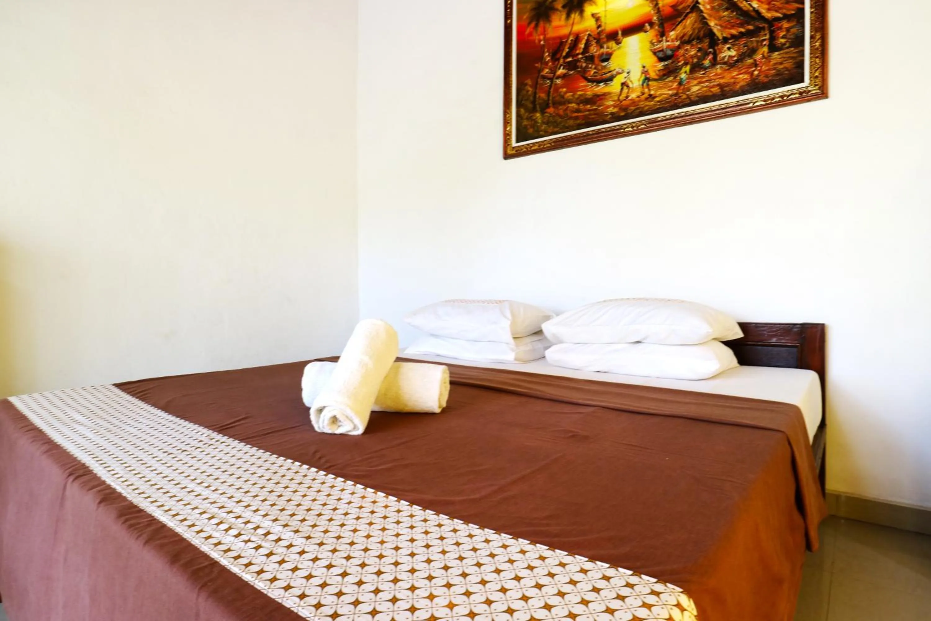 Bedroom, Bed in Mega Cottages