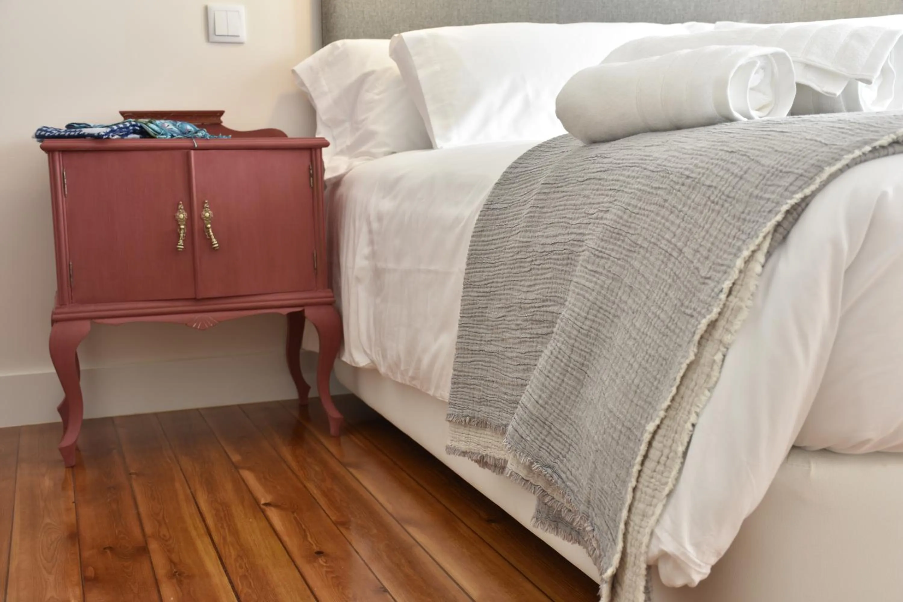 Bed in SANMARTINA HOTEL