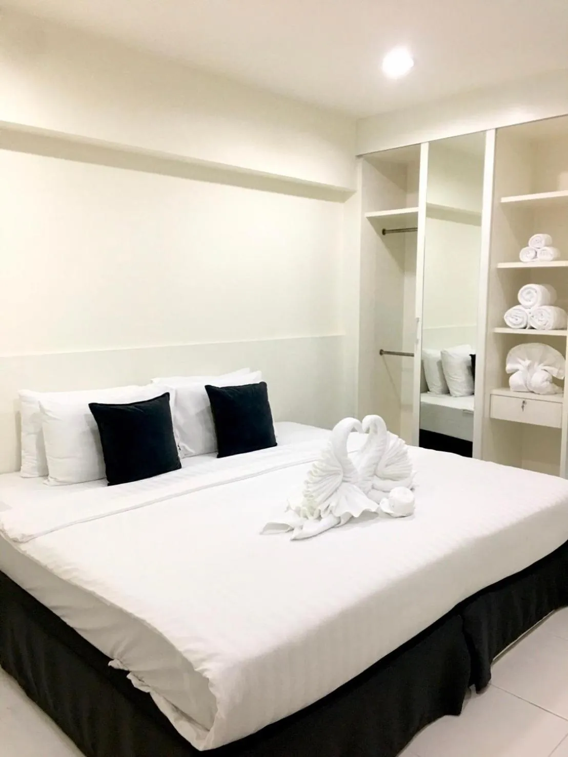 Bed in The Loft Resort Bangkok