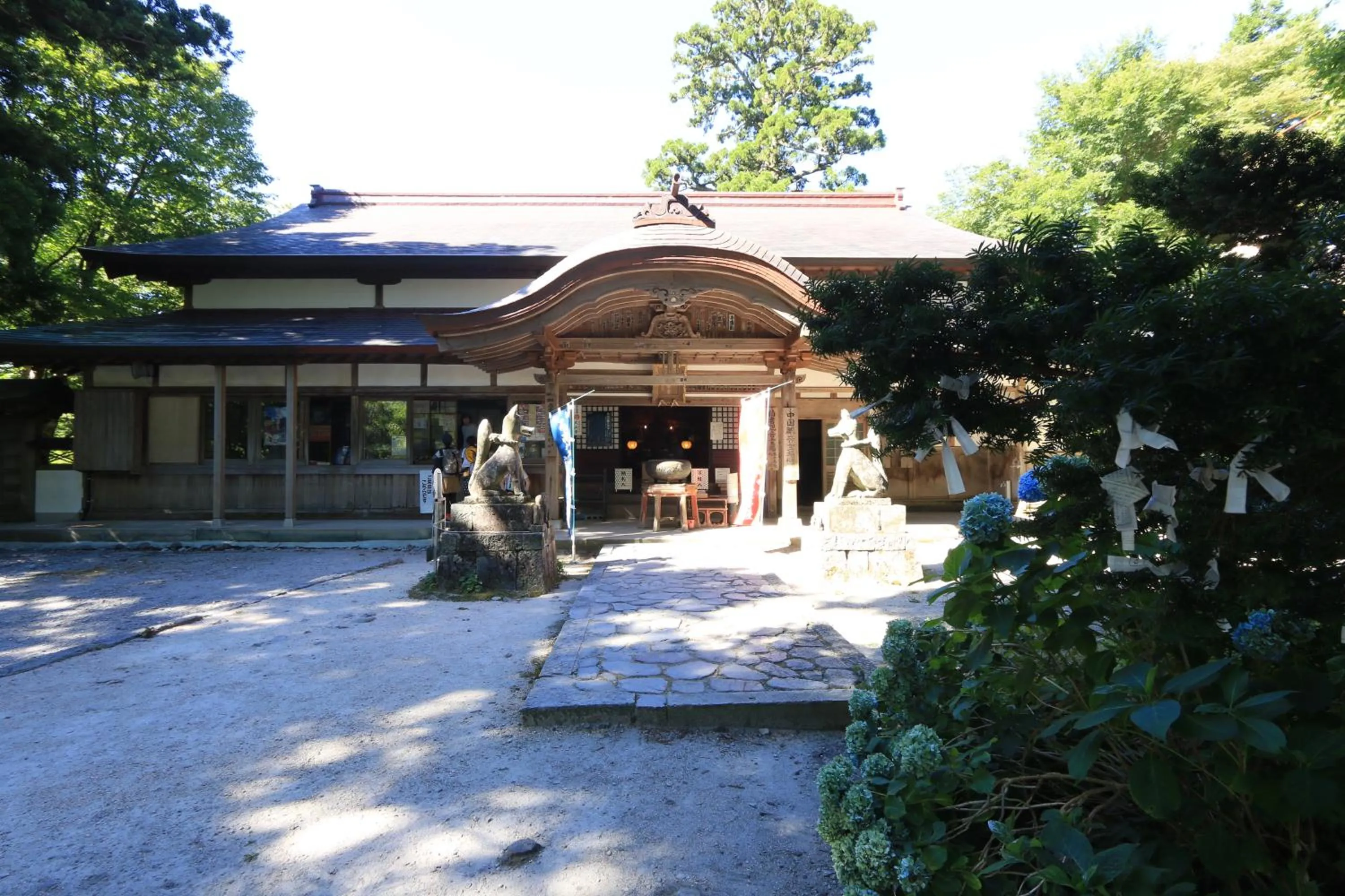 Area and facilities in Shukubo Kansho-in Temple Sanrakuso