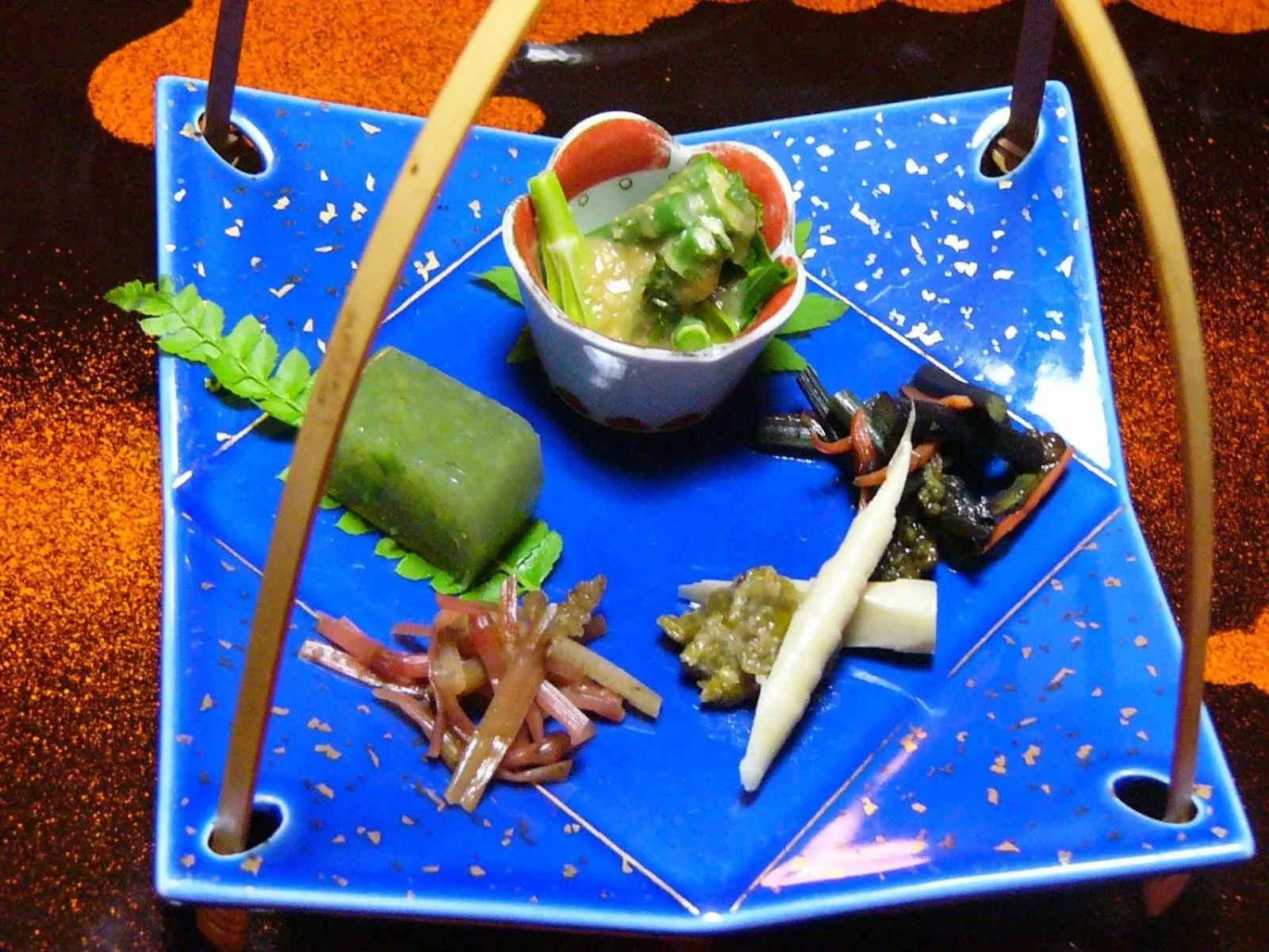 Food in Shukubo Kansho-in Temple Sanrakuso