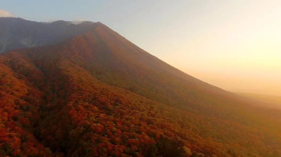 Natural landscape in Shukubo Kansho-in Temple Sanrakuso