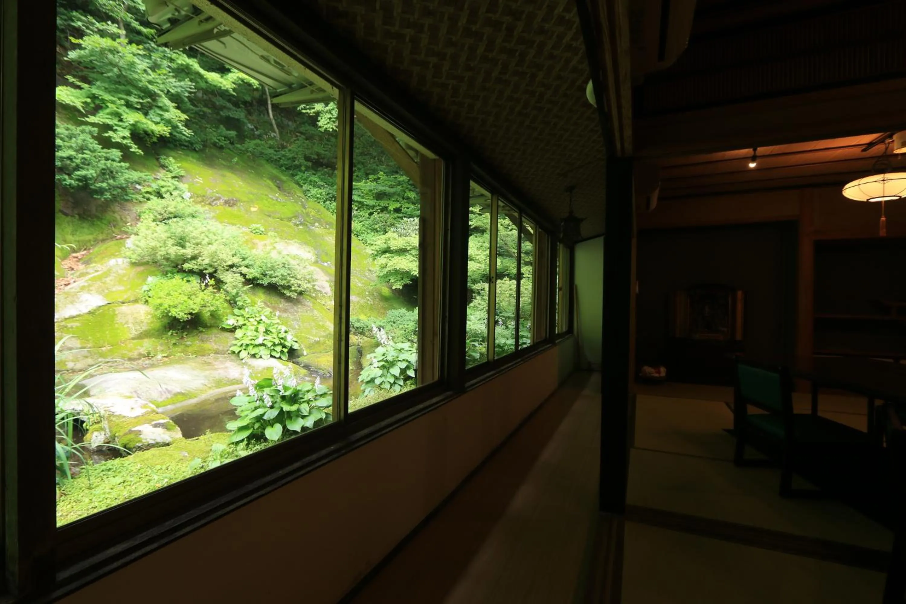 Garden view in Shukubo Kansho-in Temple Sanrakuso