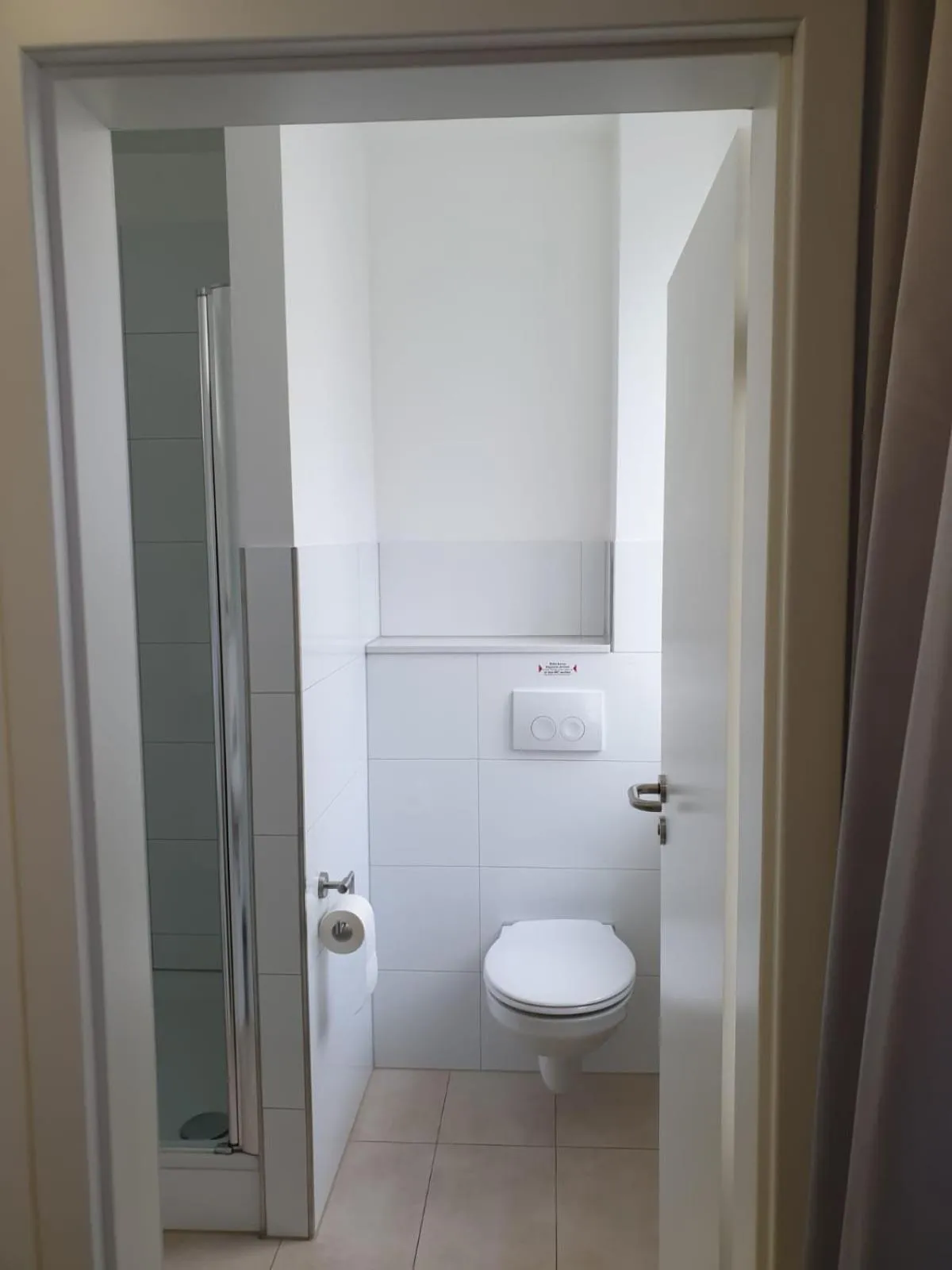 Toilet in Pension Zwei A