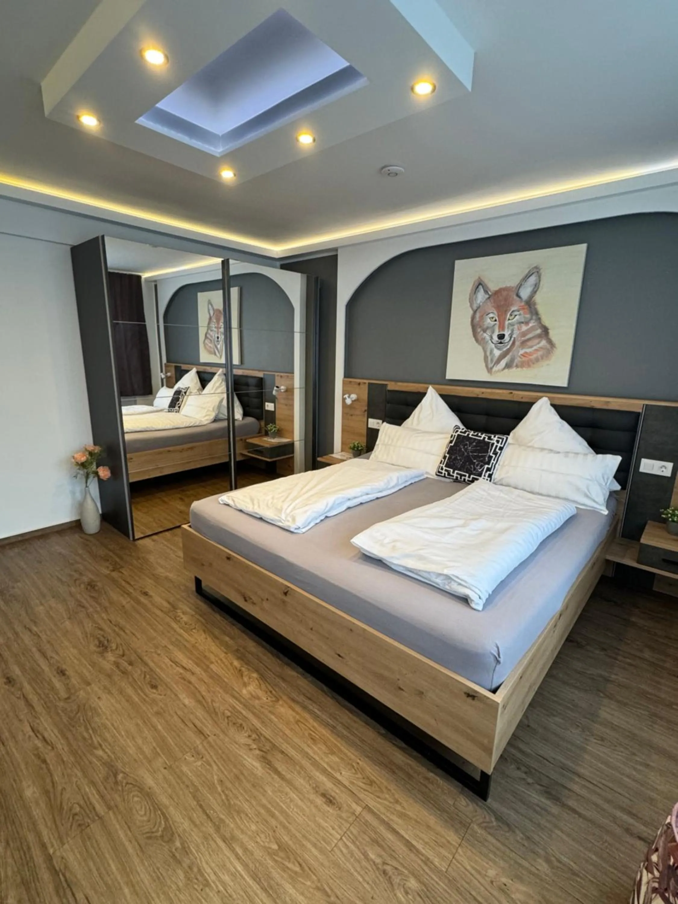 Bed in Pension Zwei A