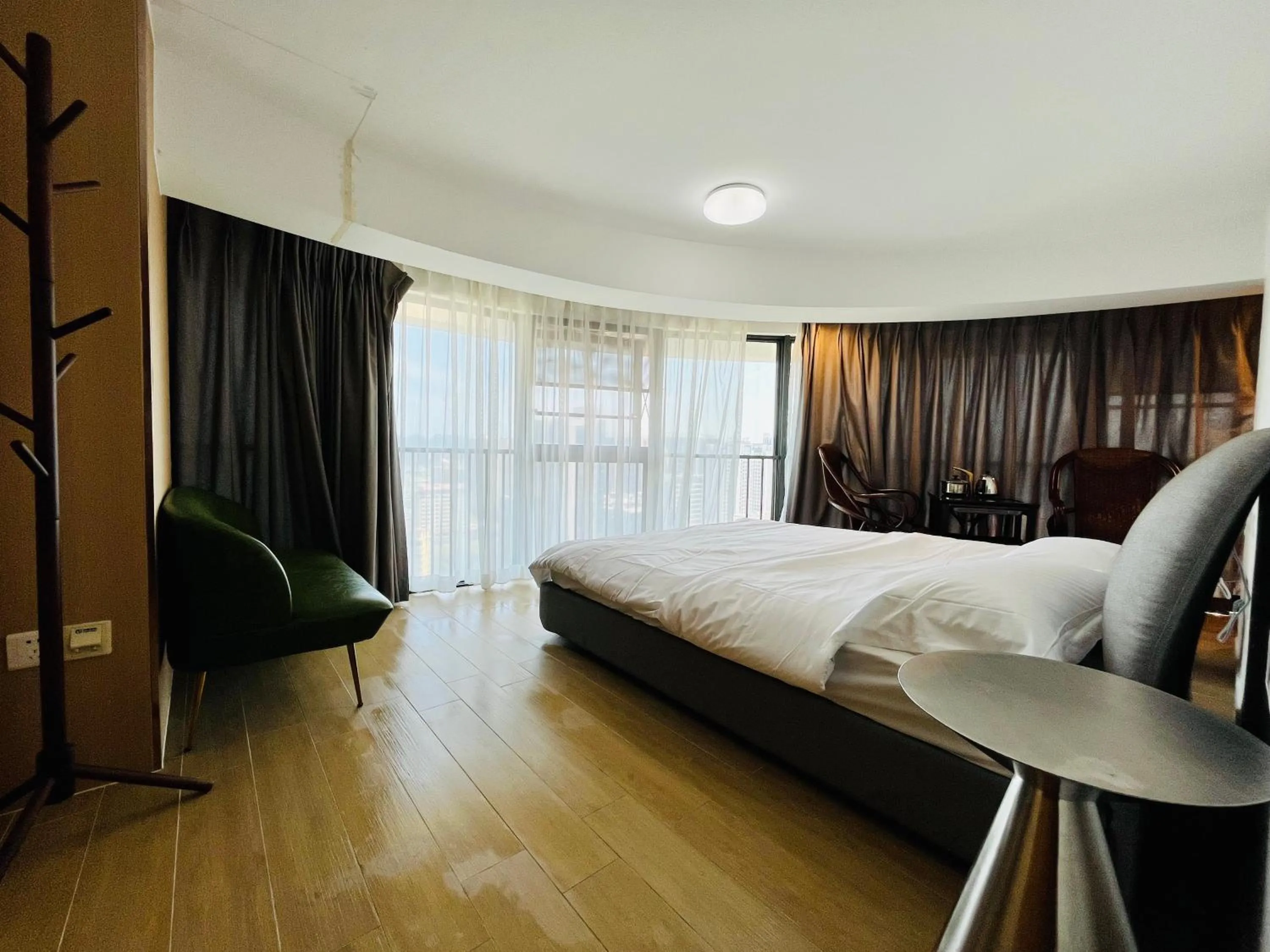 Bedroom, Bed in Neal Yat Seaview Apartment Haitang Bay Sanya