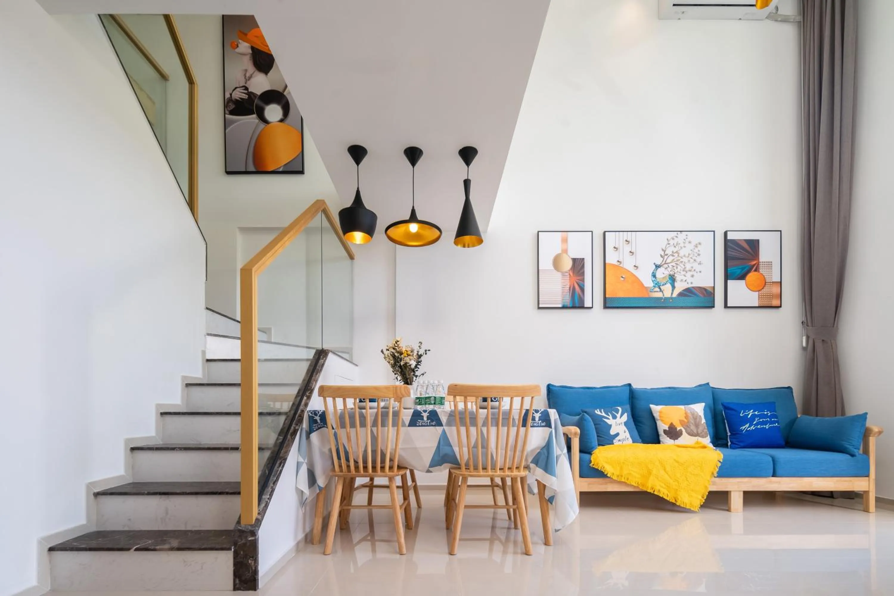 Living room in Neal Yat Seaview Apartment Haitang Bay Sanya