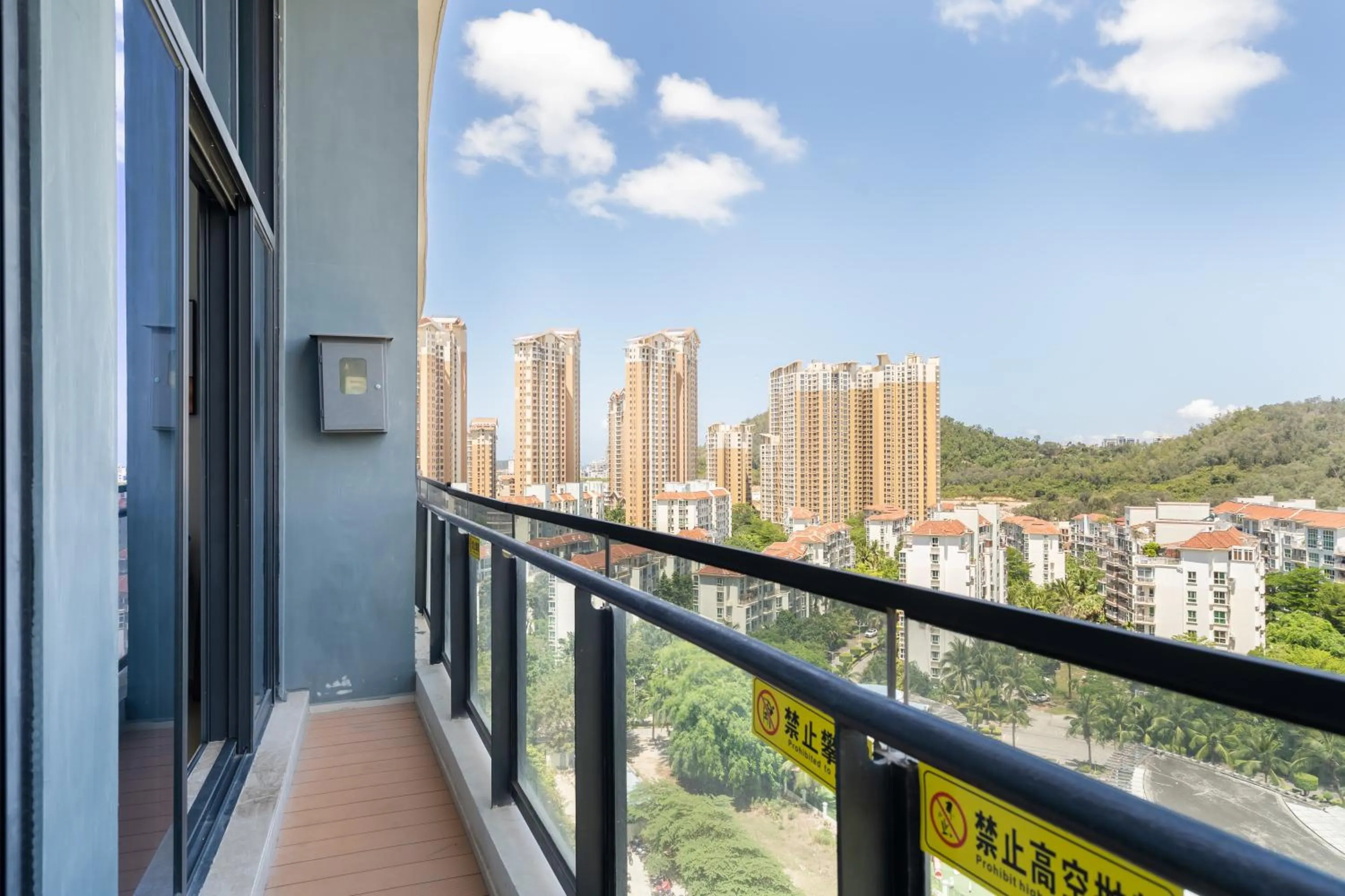 Balcony/Terrace in Neal Yat Seaview Apartment Haitang Bay Sanya
