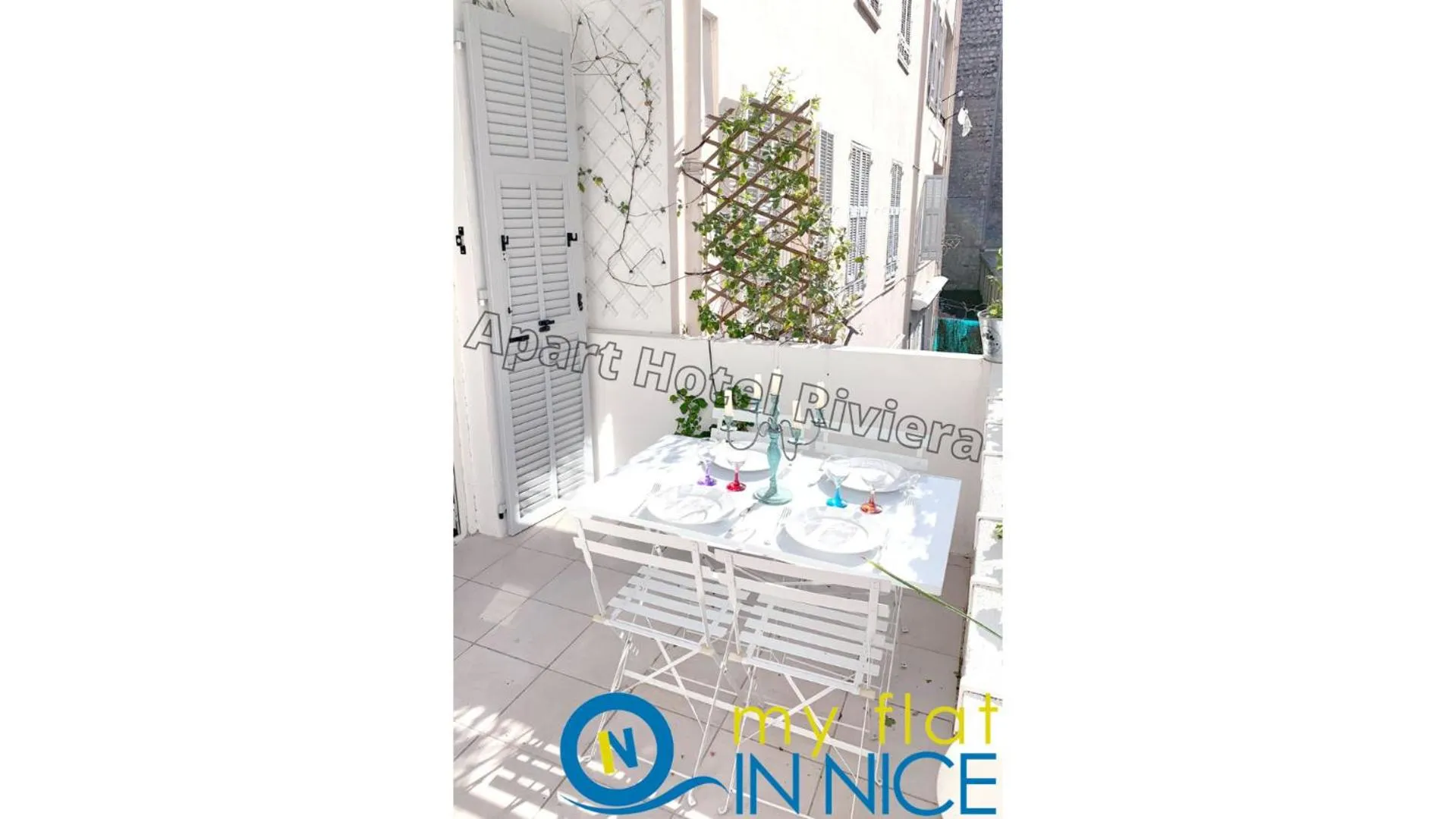 Balcony/Terrace in ApartHotel Riviera - Nice Côte d'Azur - Grimaldi AC - Promenade des Anglais