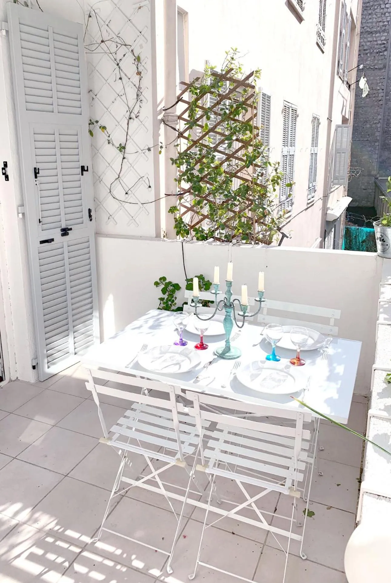 Patio in ApartHotel Riviera - Nice Côte d'Azur - Grimaldi AC - Promenade des Anglais