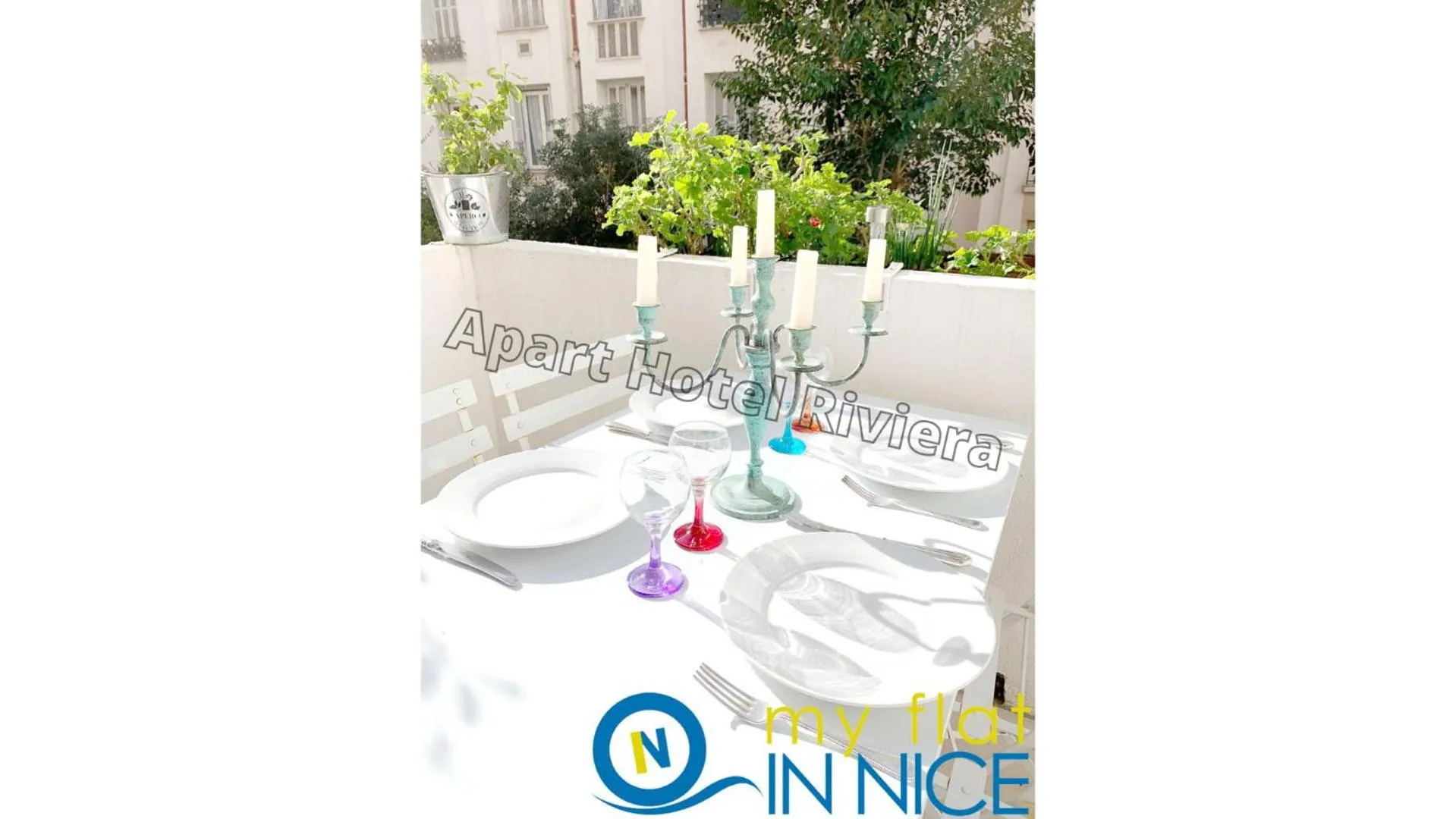 Balcony/Terrace in ApartHotel Riviera - Nice Côte d'Azur - Grimaldi AC - Promenade des Anglais