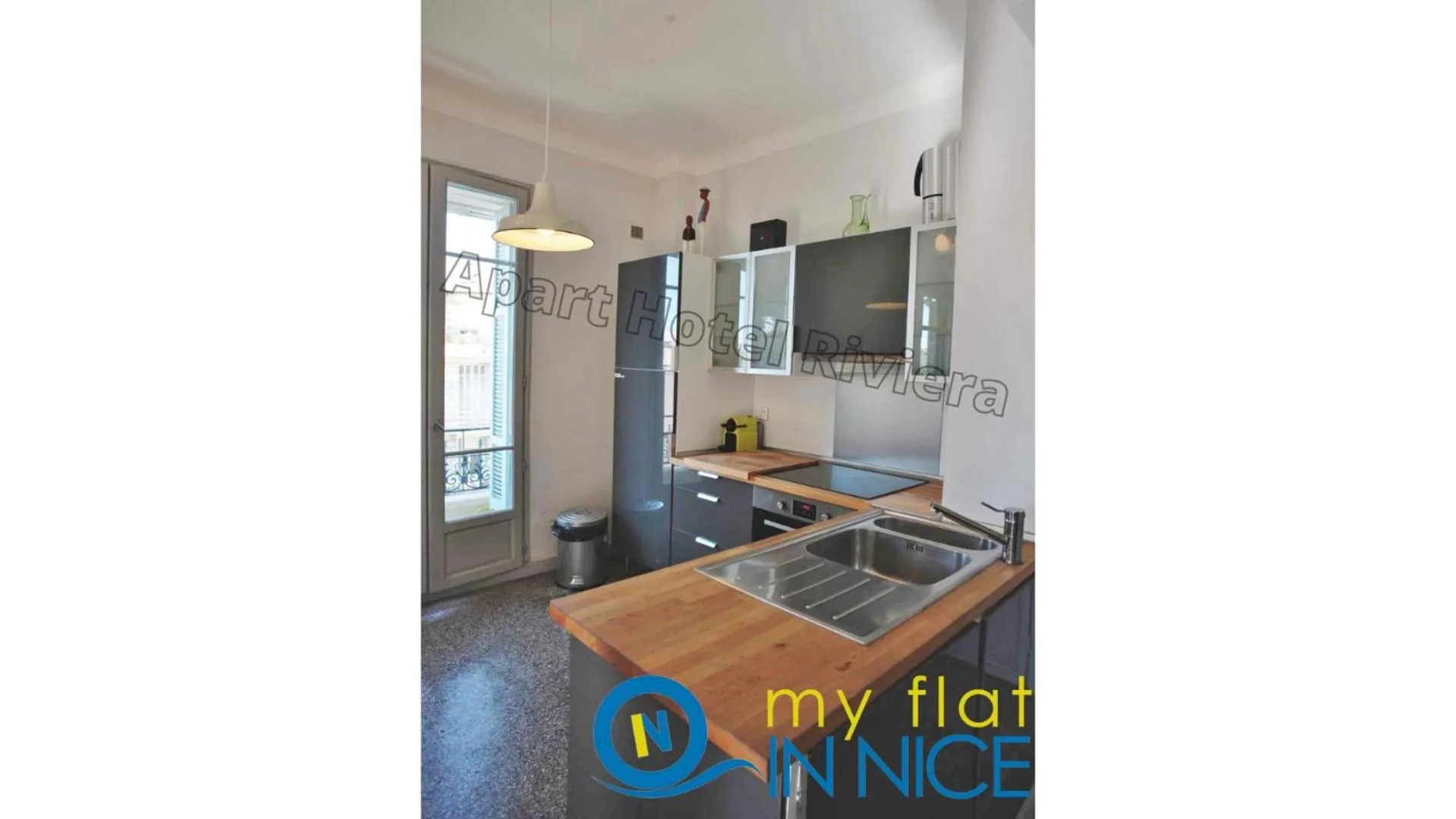 Kitchen or kitchenette in ApartHotel Riviera - Nice Côte d'Azur - Grimaldi AC - Promenade des Anglais