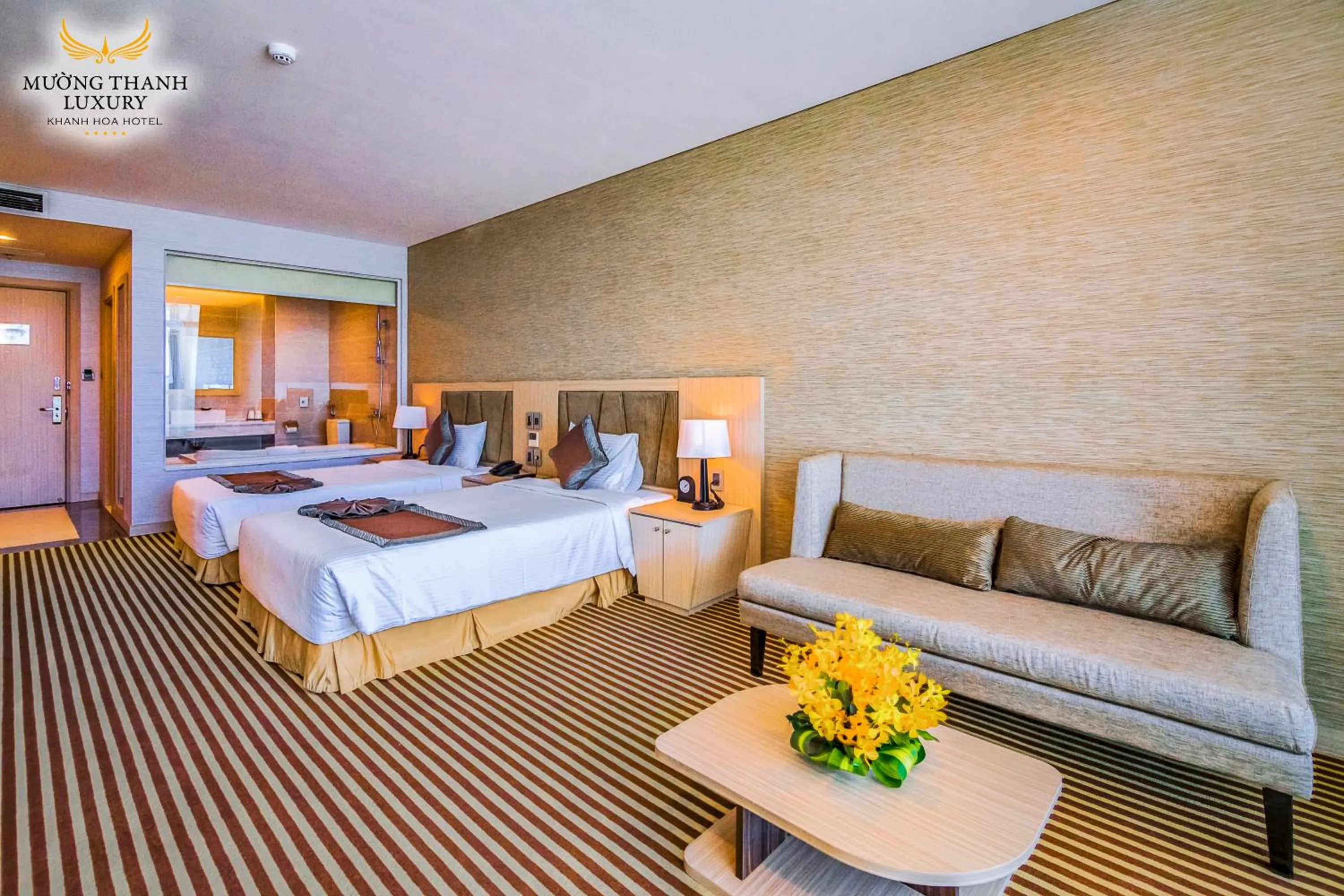Photo of the whole room, Bed in Muong Thanh Luxury Khanh Hoa