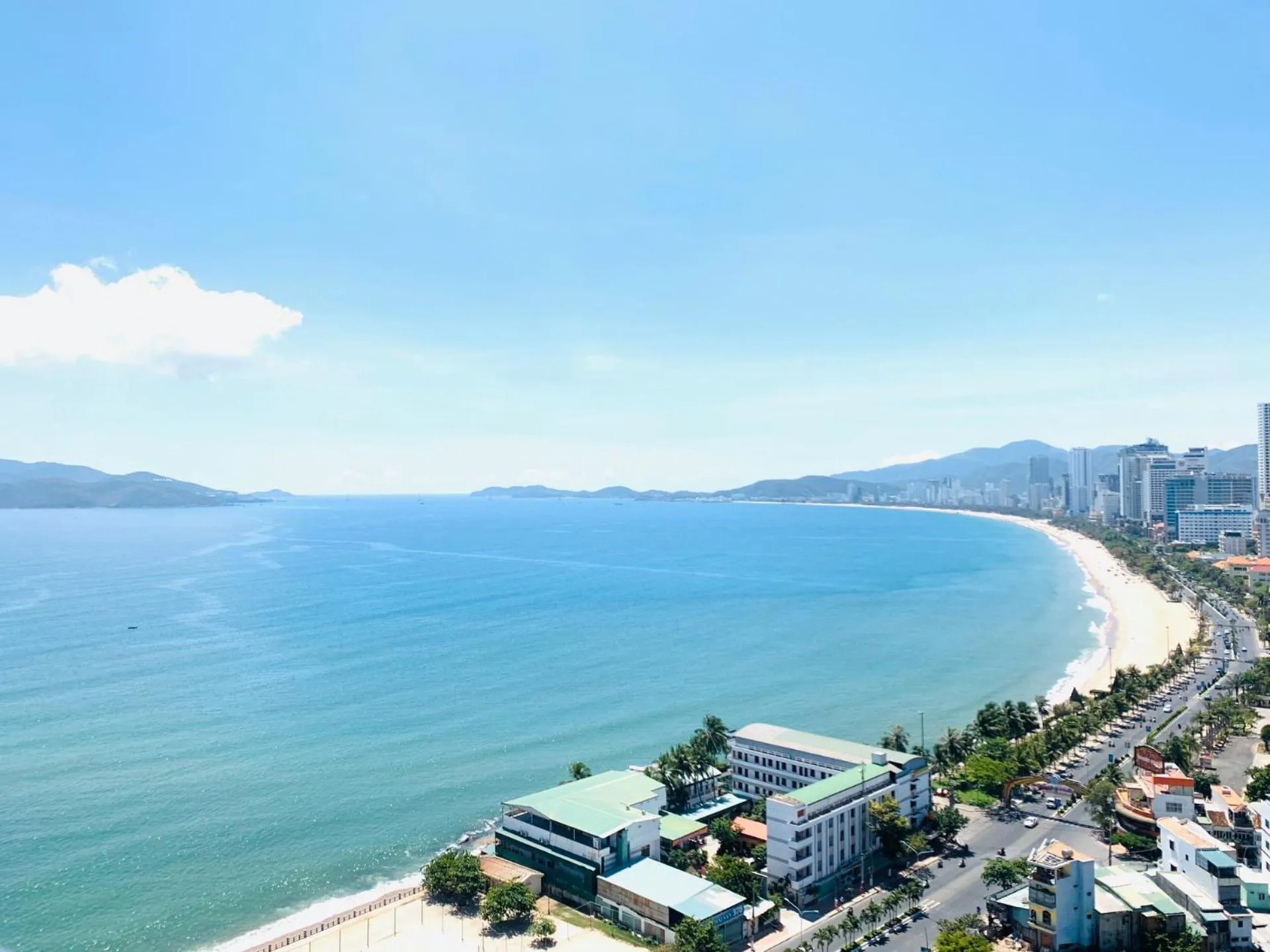 City view in Muong Thanh Luxury Khanh Hoa