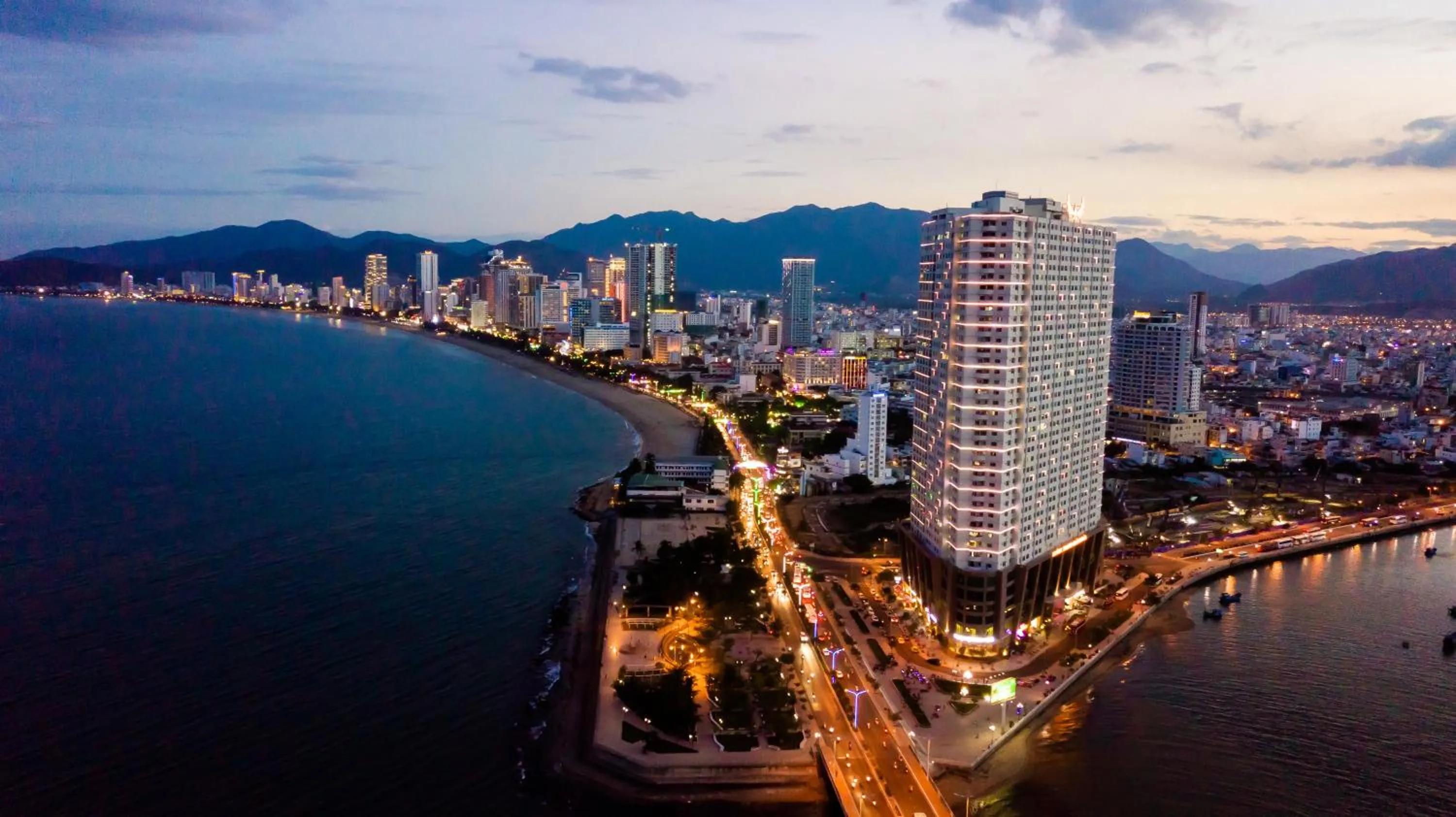 Bird's eye view in Muong Thanh Luxury Khanh Hoa