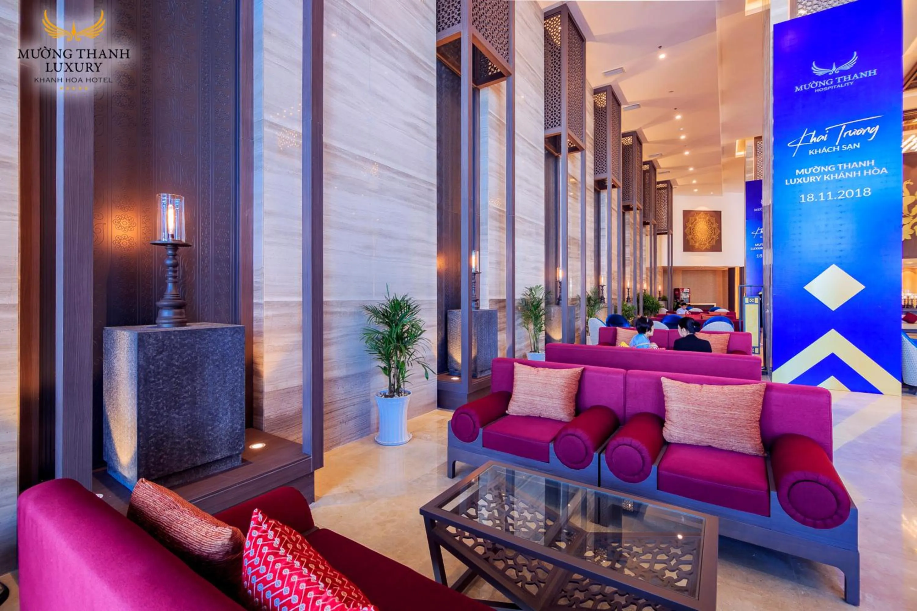 Lobby or reception in Muong Thanh Luxury Khanh Hoa