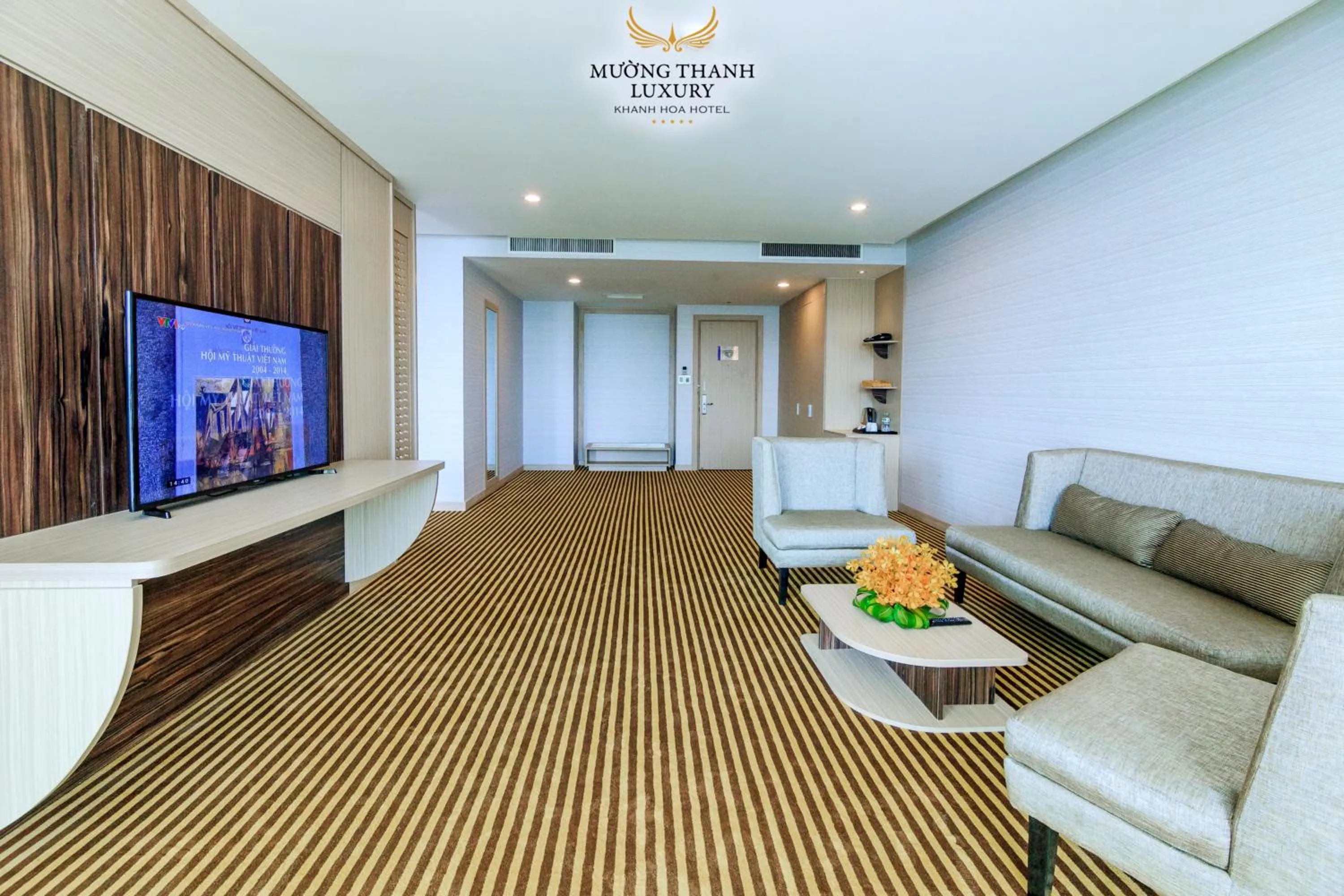 Living room in Muong Thanh Luxury Khanh Hoa