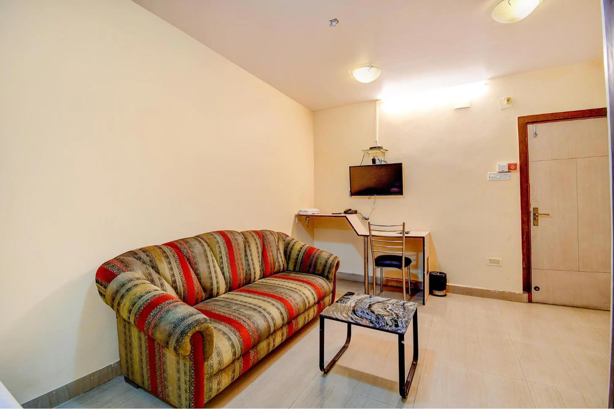 Seating area in FabHotel Kamala Inn