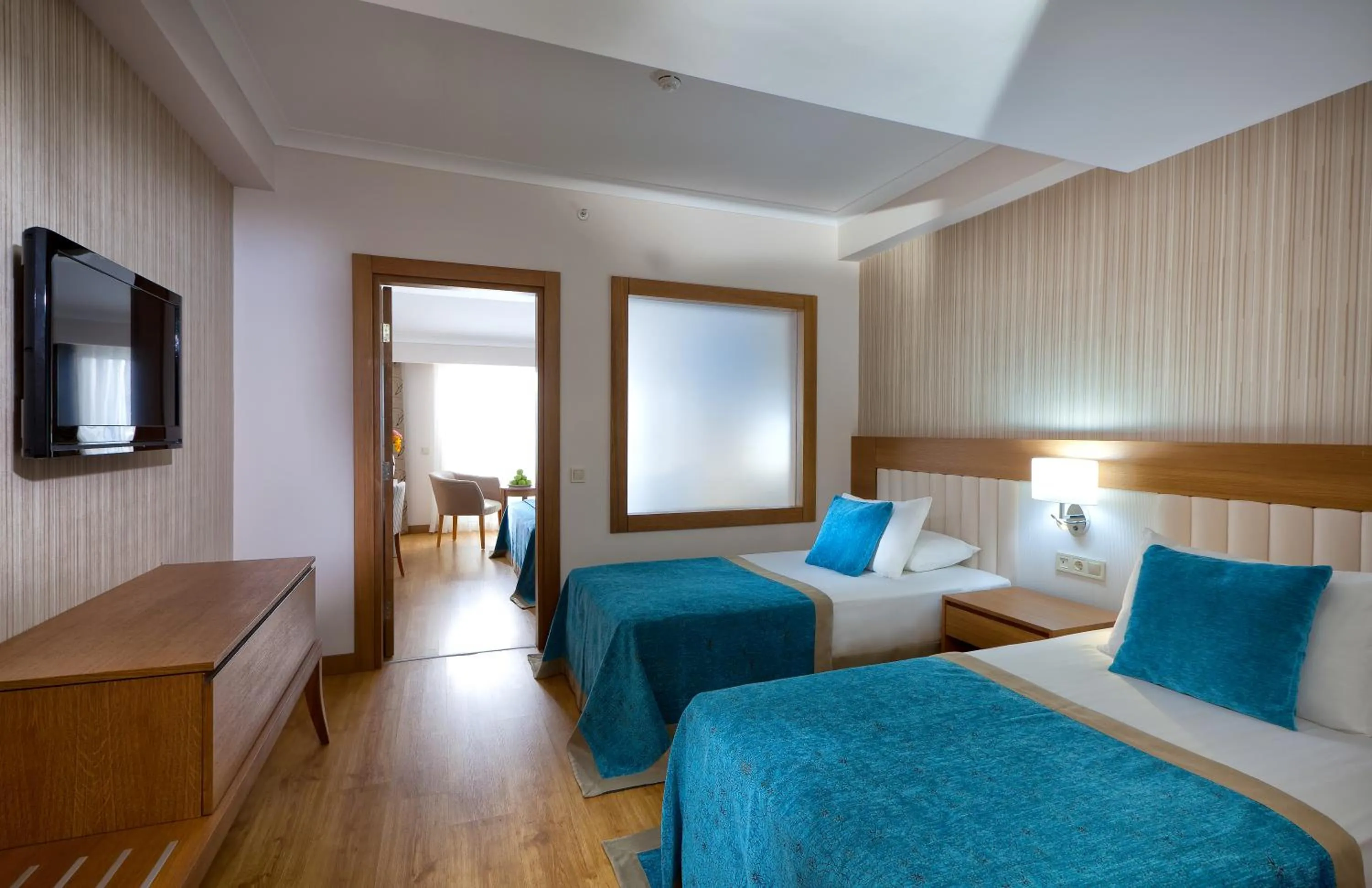 Bed in Adalya Ocean Deluxe - Ultra All Inclusive