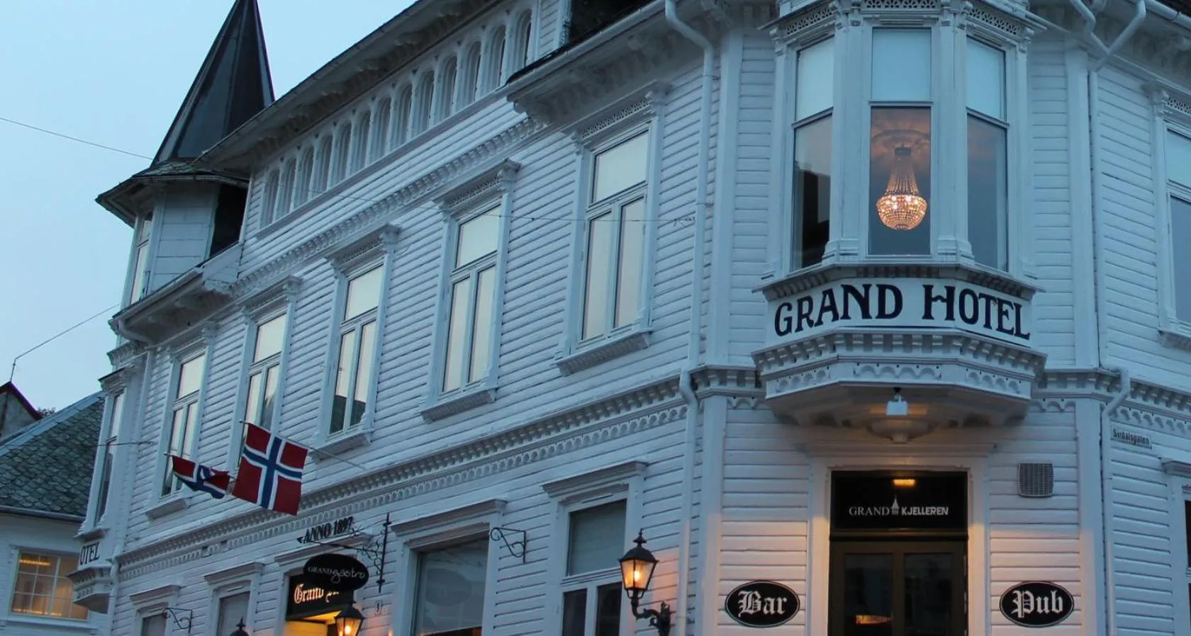 Property building in Grand Hotel Flekkefjord