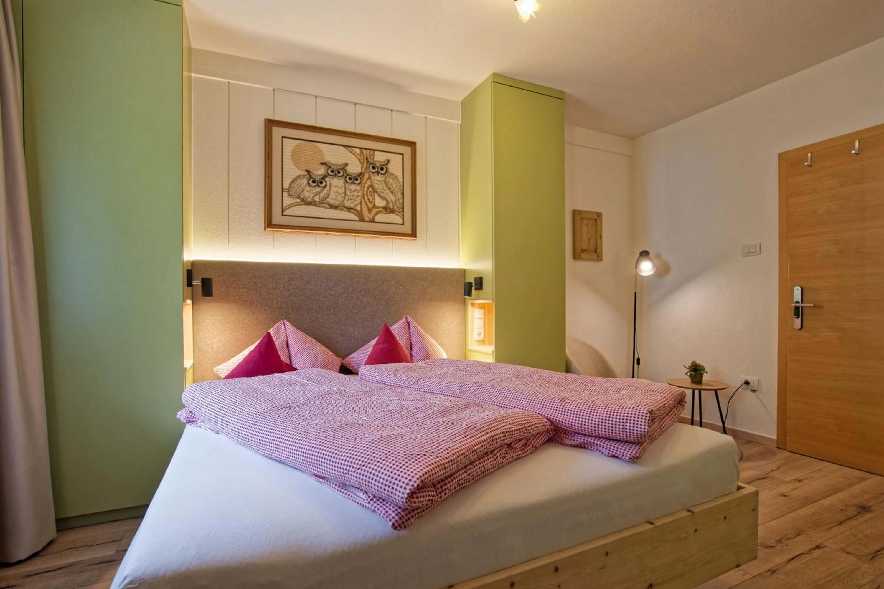 Bed in Bergchalet Hotel Reinerhof