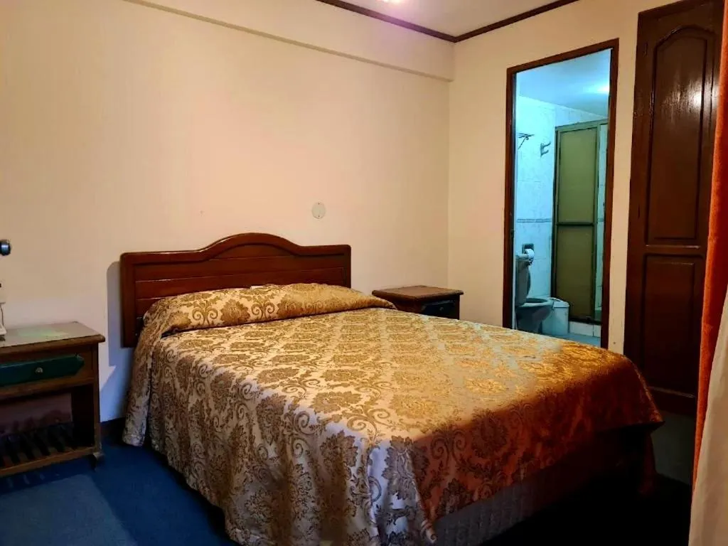 Bedroom, Bed in Hostal Recoleta Sur