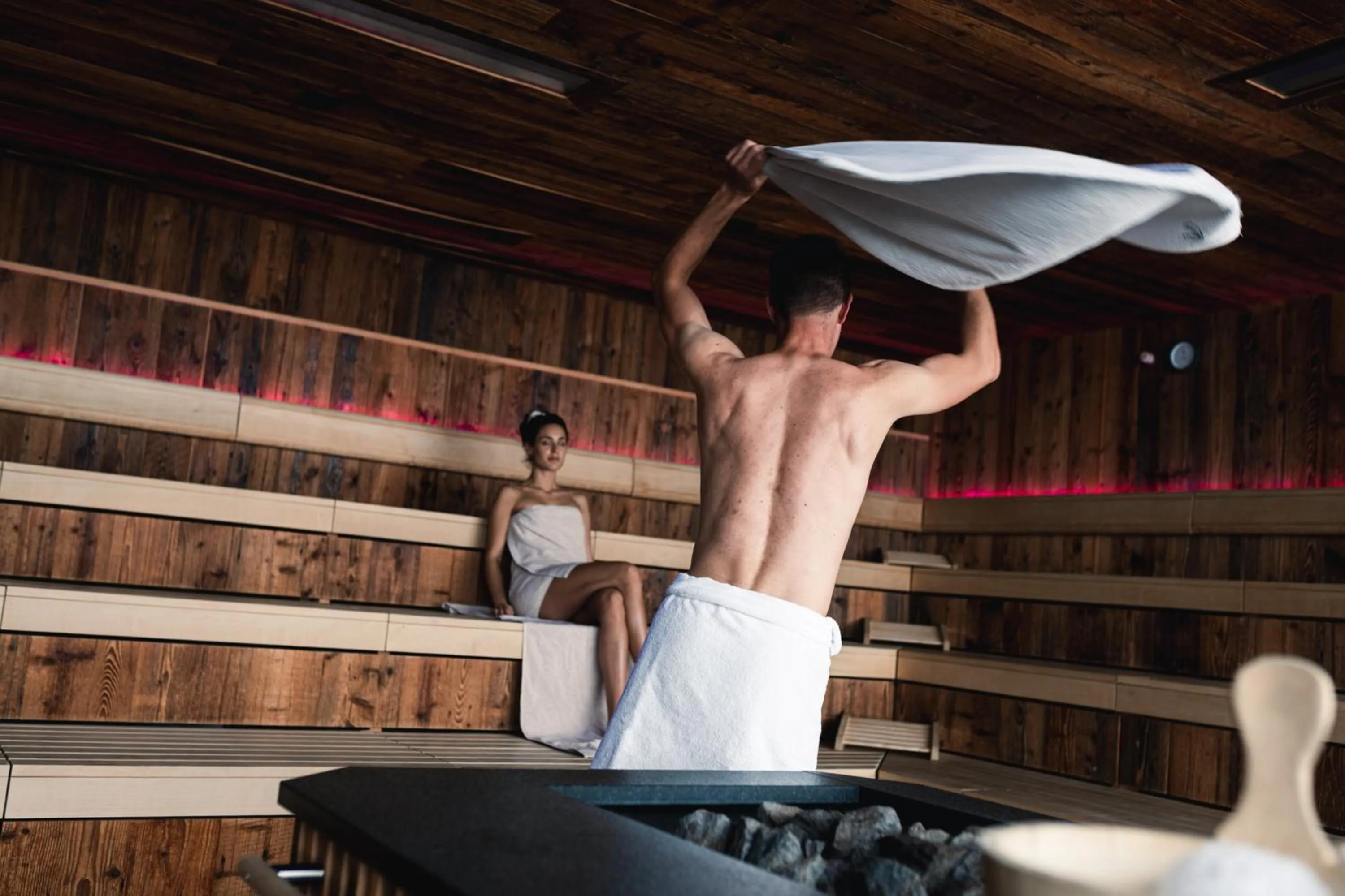 Sauna in Terentnerhof 4*S active & lifestyle hotel