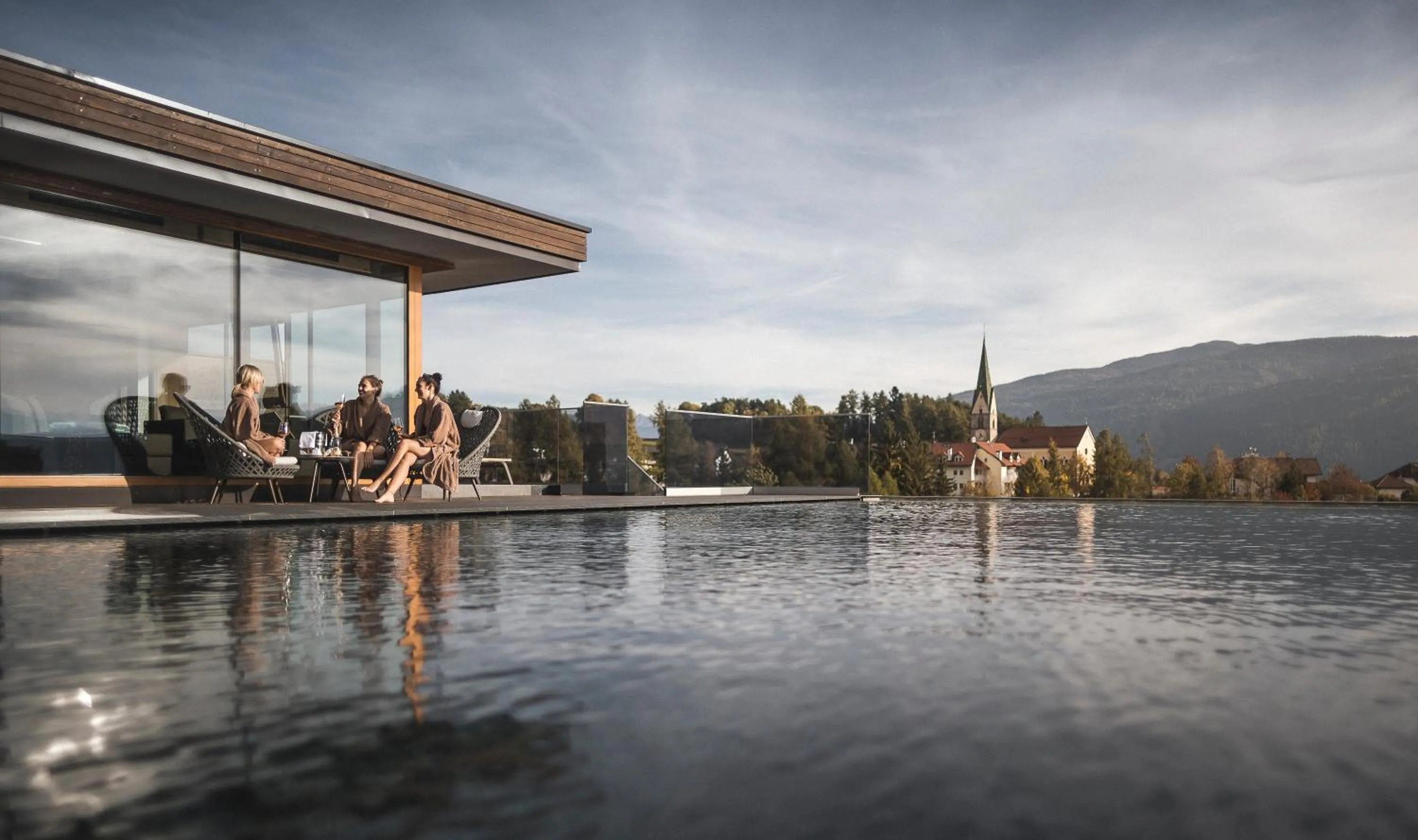 Swimming pool in Terentnerhof 4*S active & lifestyle hotel