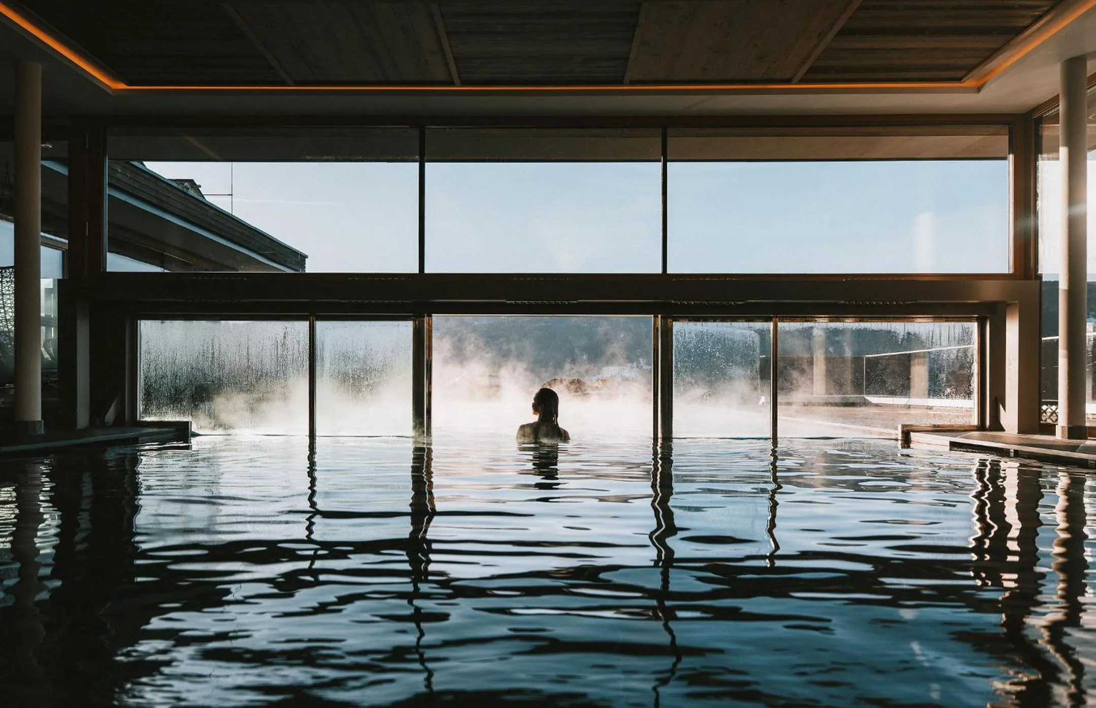 Swimming pool in Terentnerhof 4*S active & lifestyle hotel