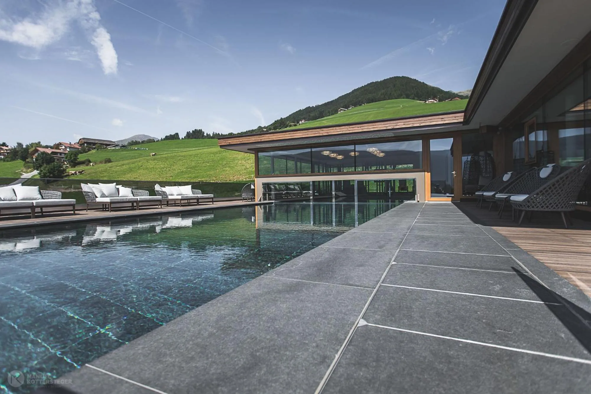 Swimming pool in Terentnerhof 4*S active & lifestyle hotel
