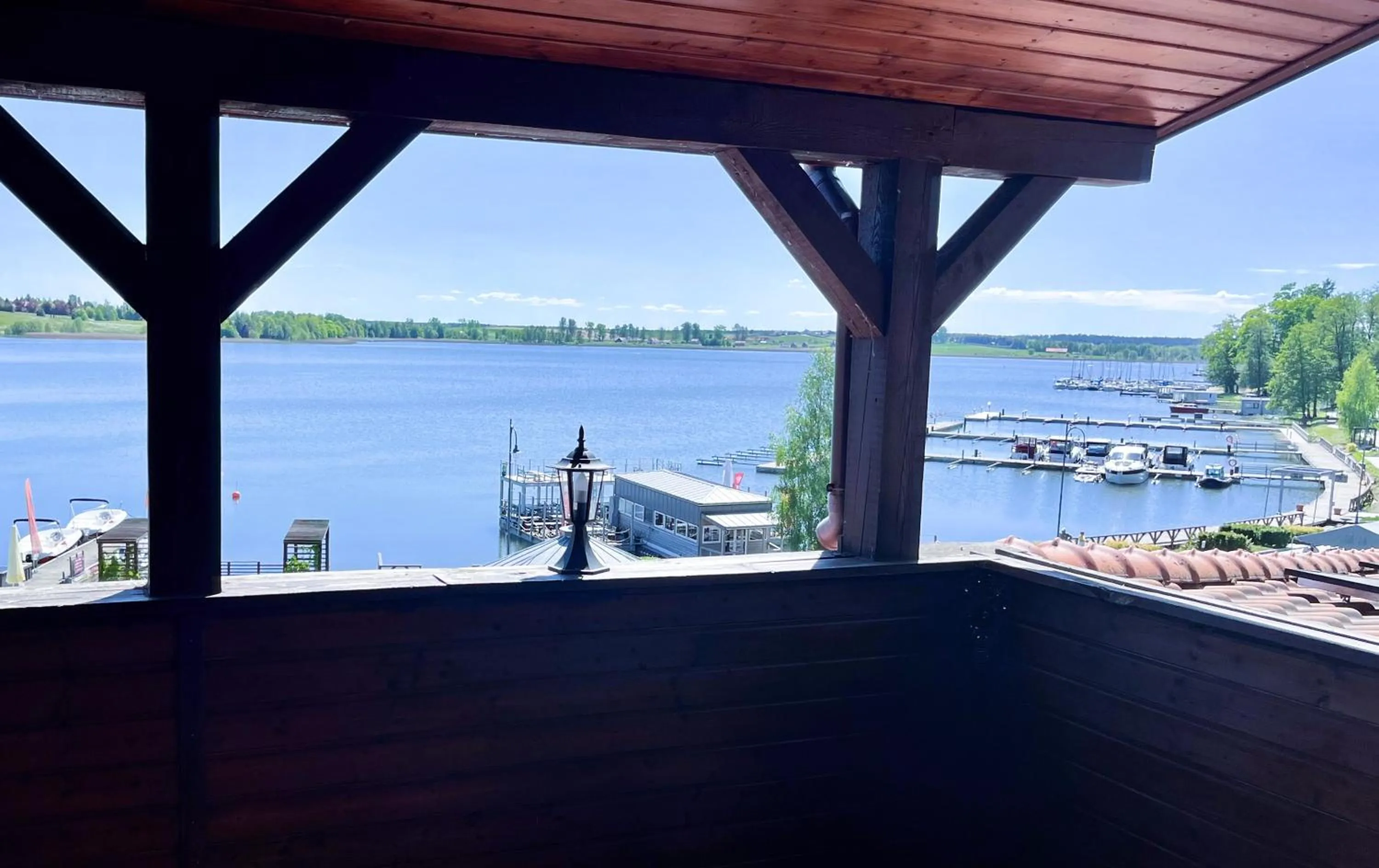 Lake view in Gościniec Ryński Młyn