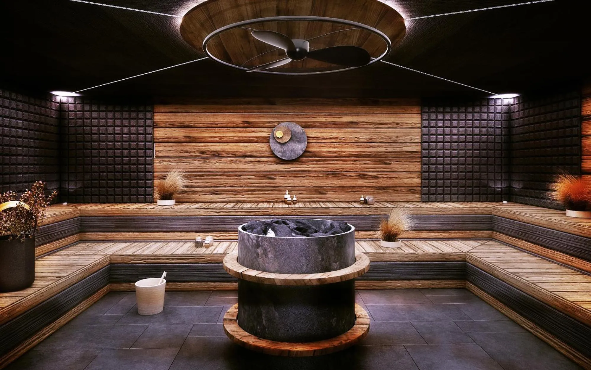 Sauna in Gościniec Ryński Młyn