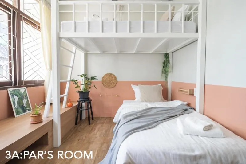 Bed in Better Moon Guesthouse