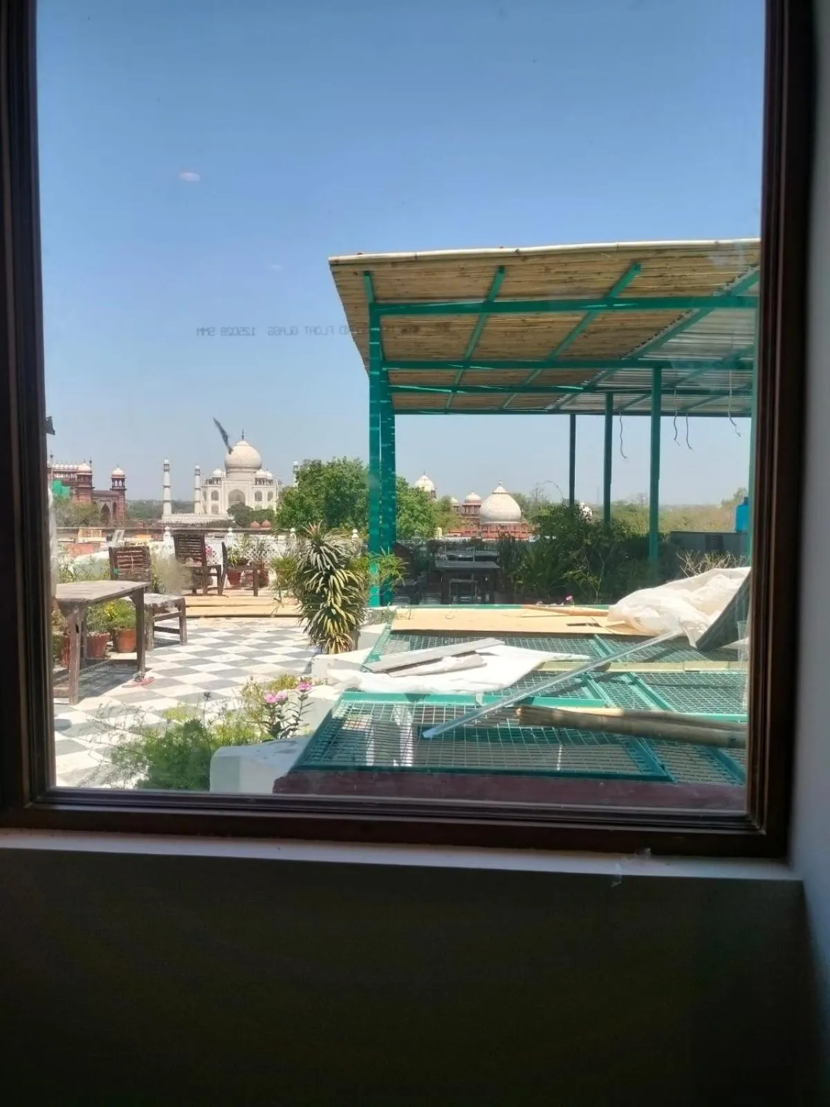 View (from property/room) in Joey's Hostel Agra - 200m from Taj Mahal