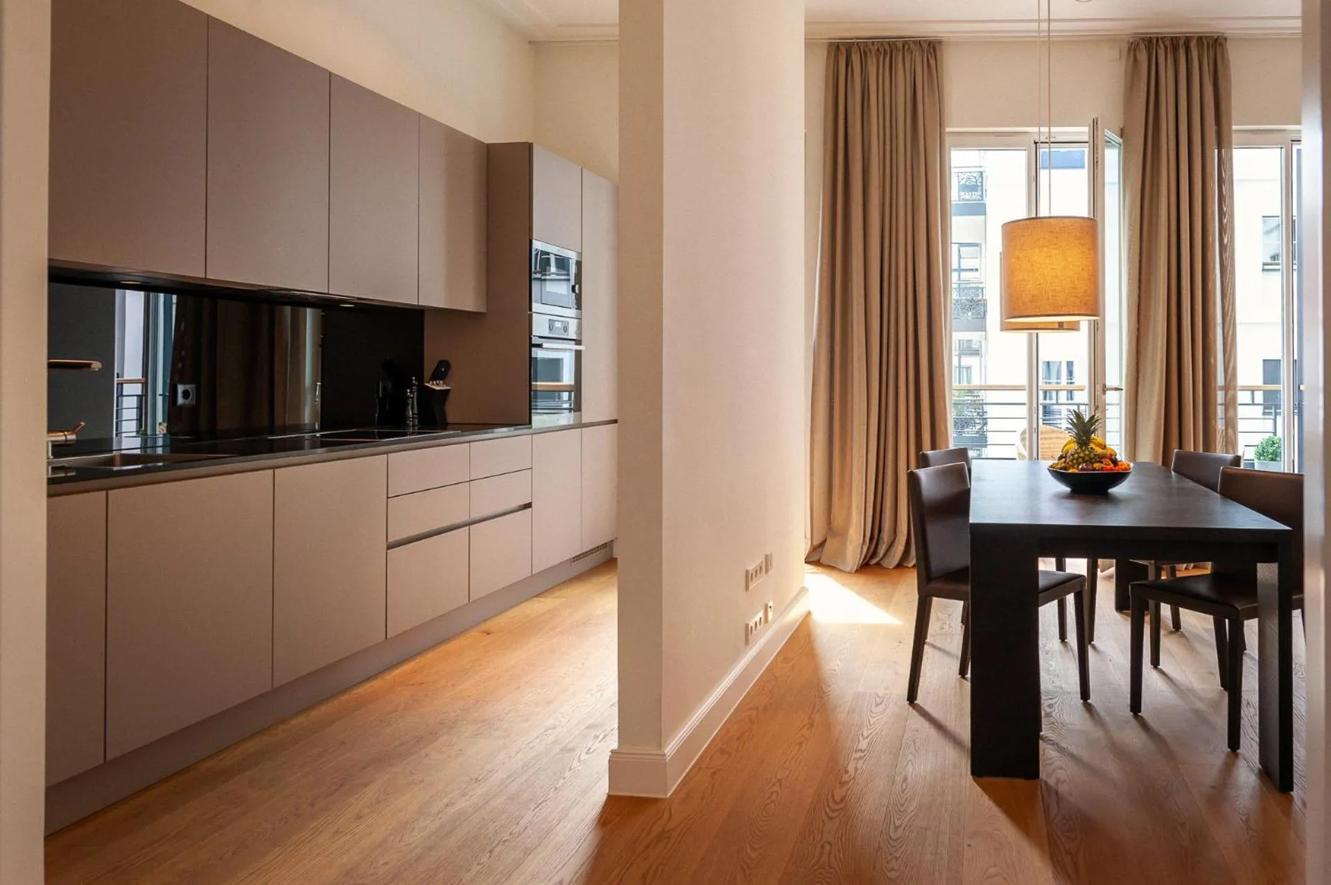 Dining area in The Wellem Residences
