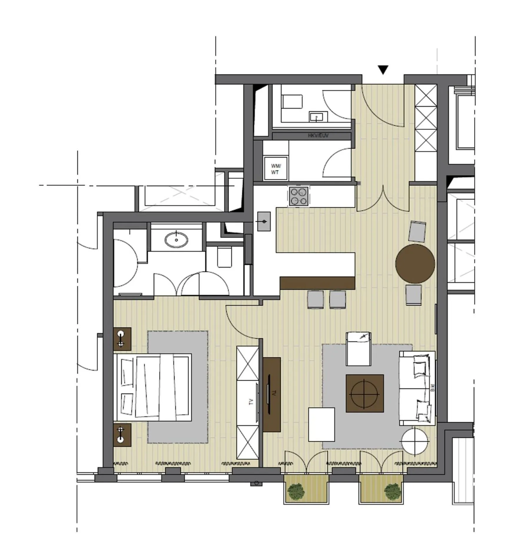 Floor plan in The Wellem Residences
