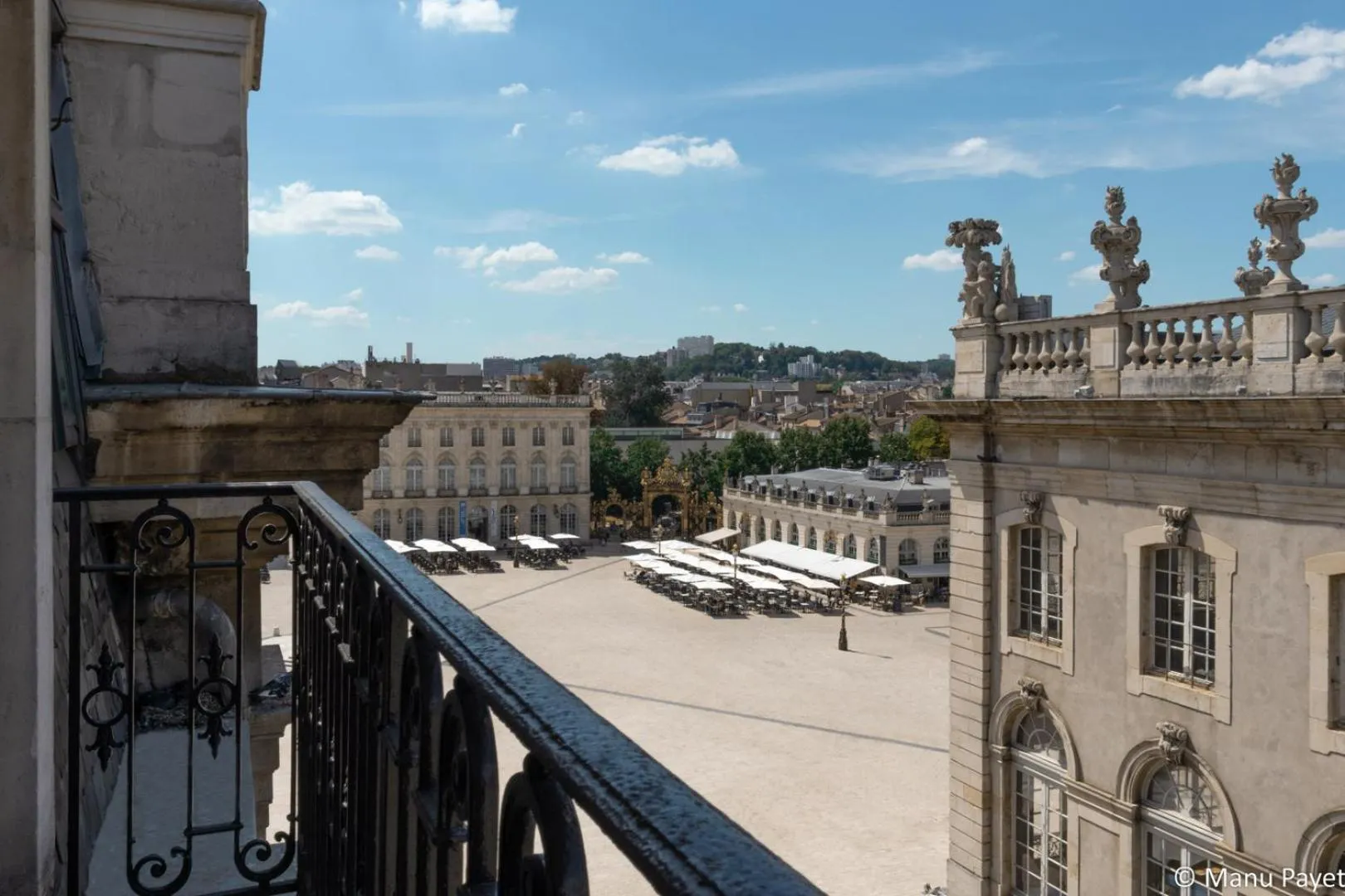 Balcony/Terrace in Grand Hotel De La Reine - Place Stanislas